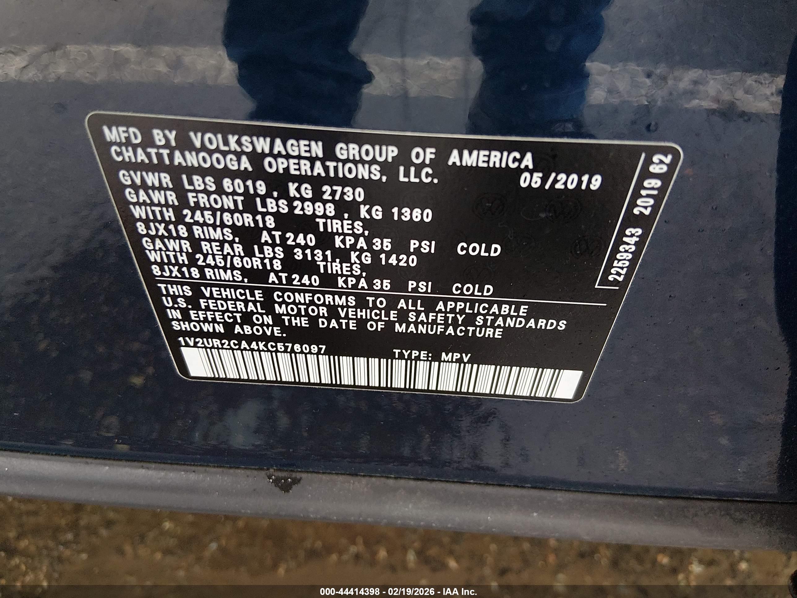 VOLKSWAGEN ATLAS image 9