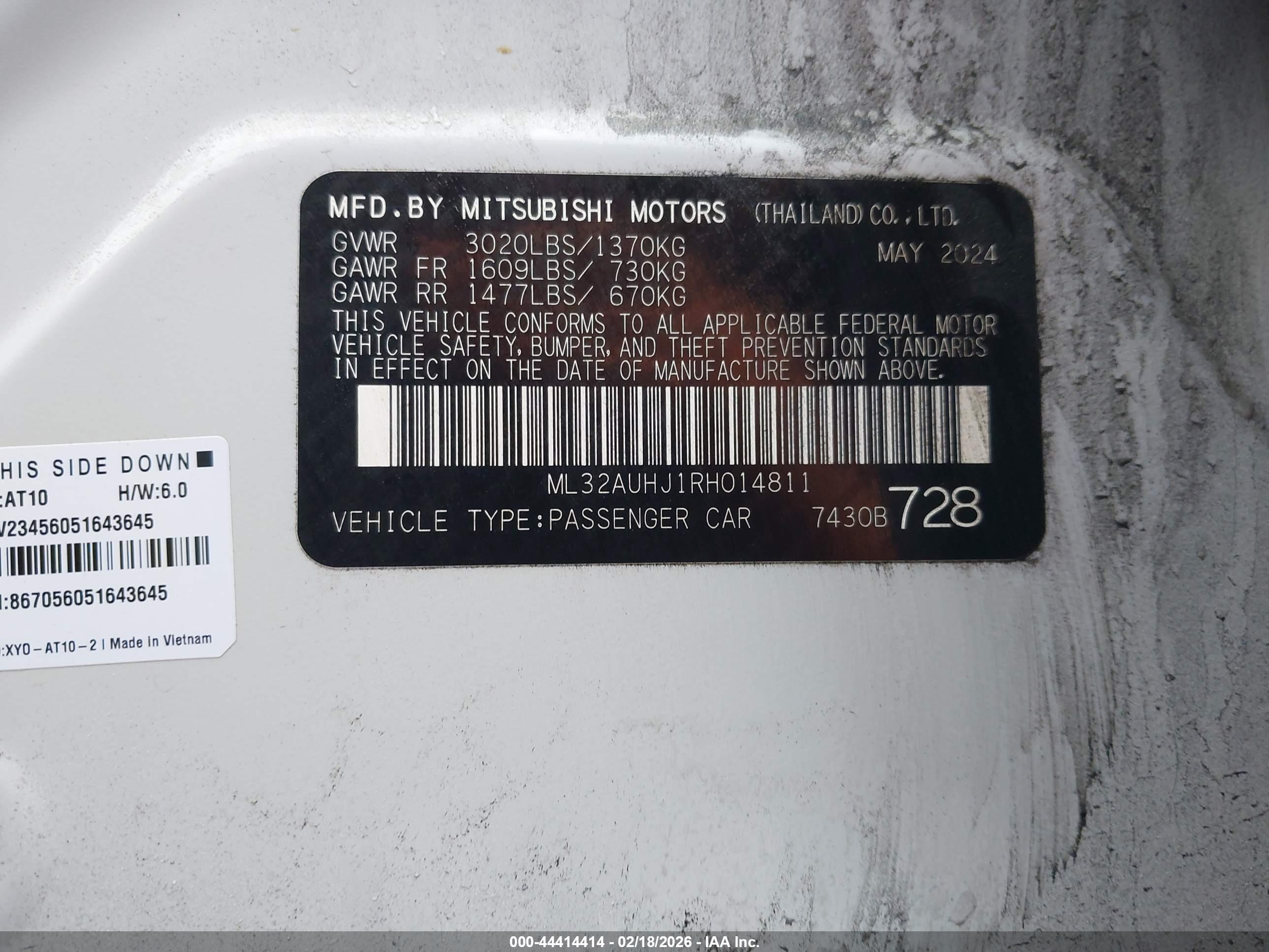 MITSUBISHI MIRAGE image 9