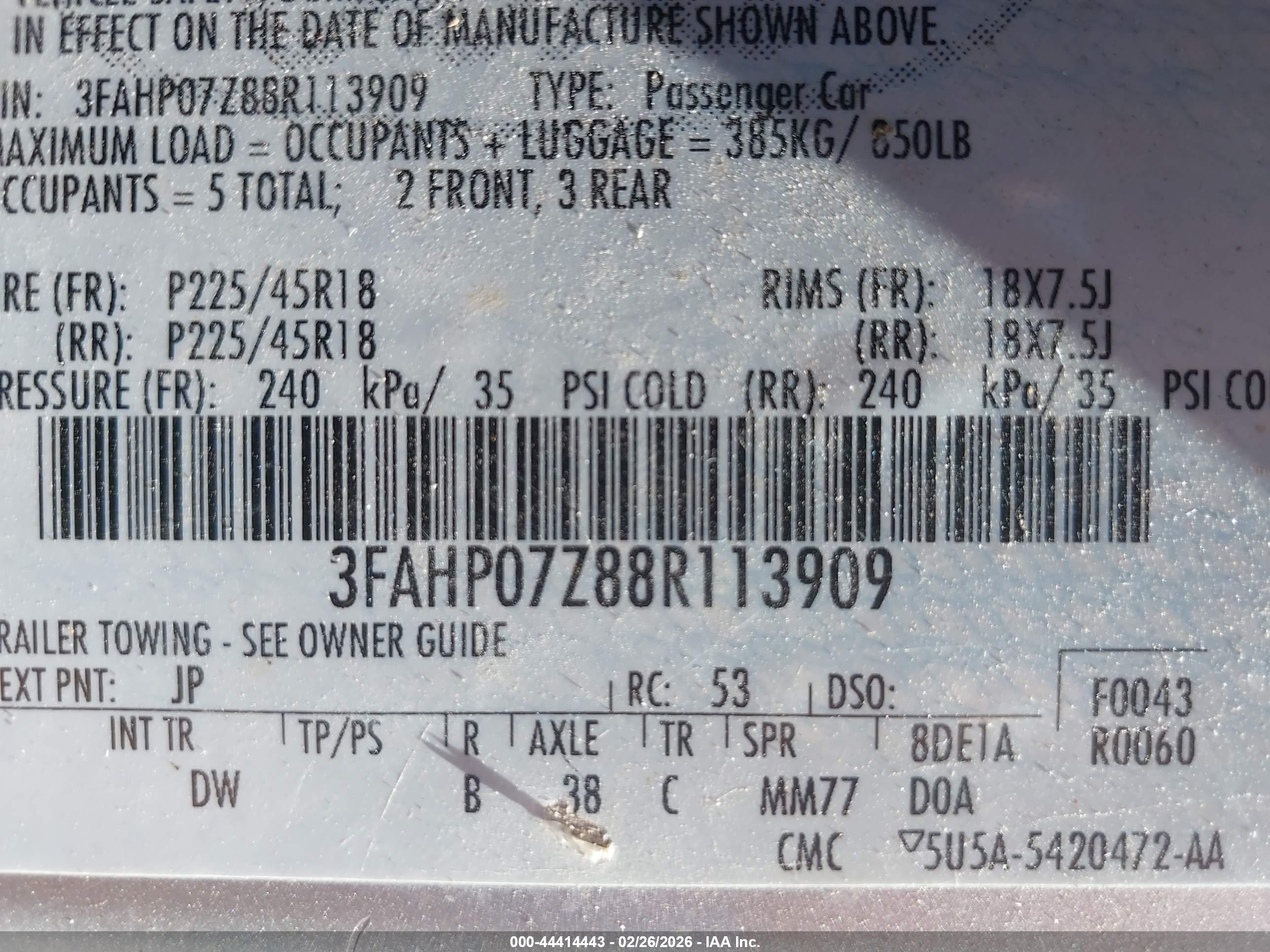 FORD FUSION image 9
