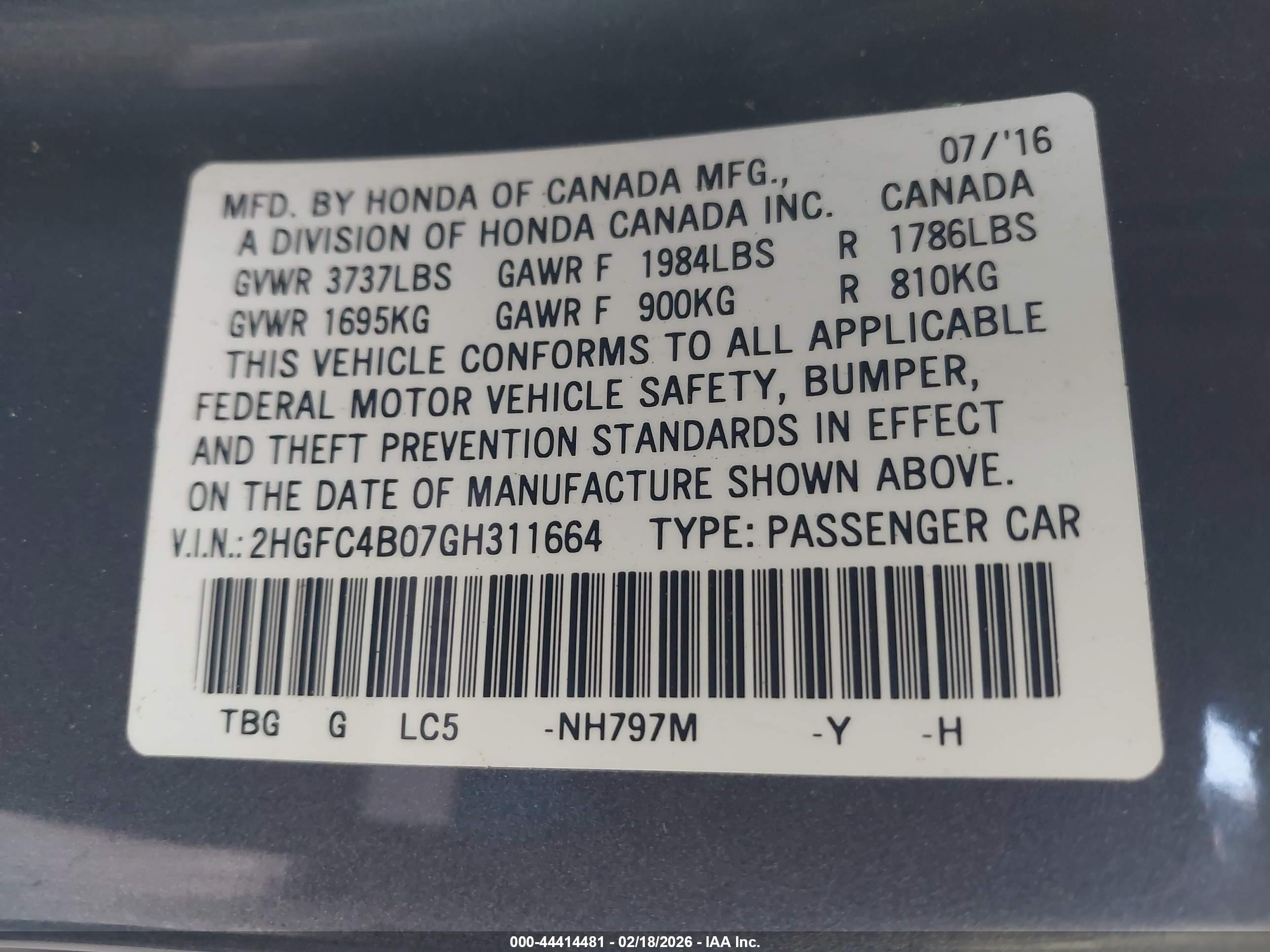 HONDA CIVIC image 9