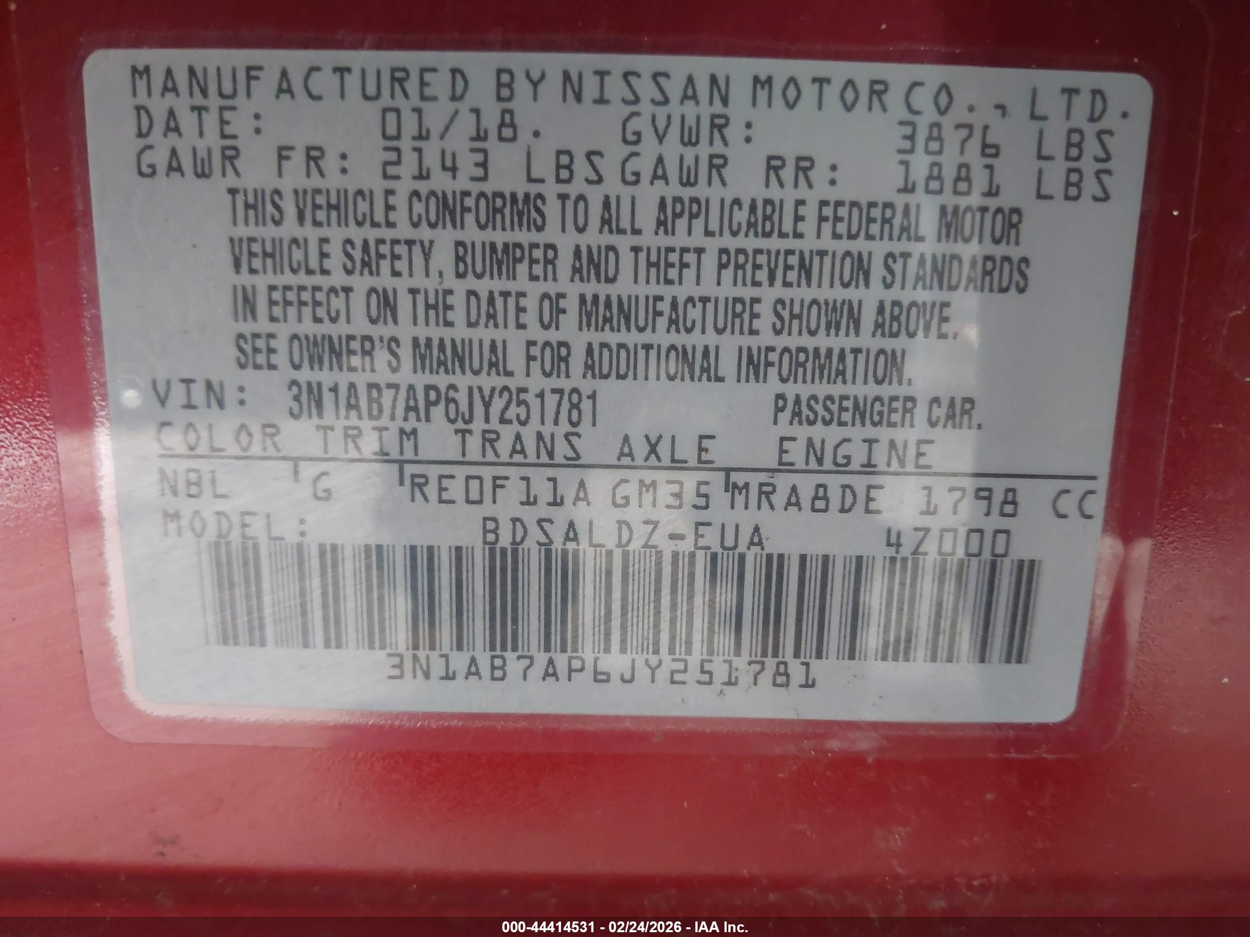NISSAN SENTRA image 9