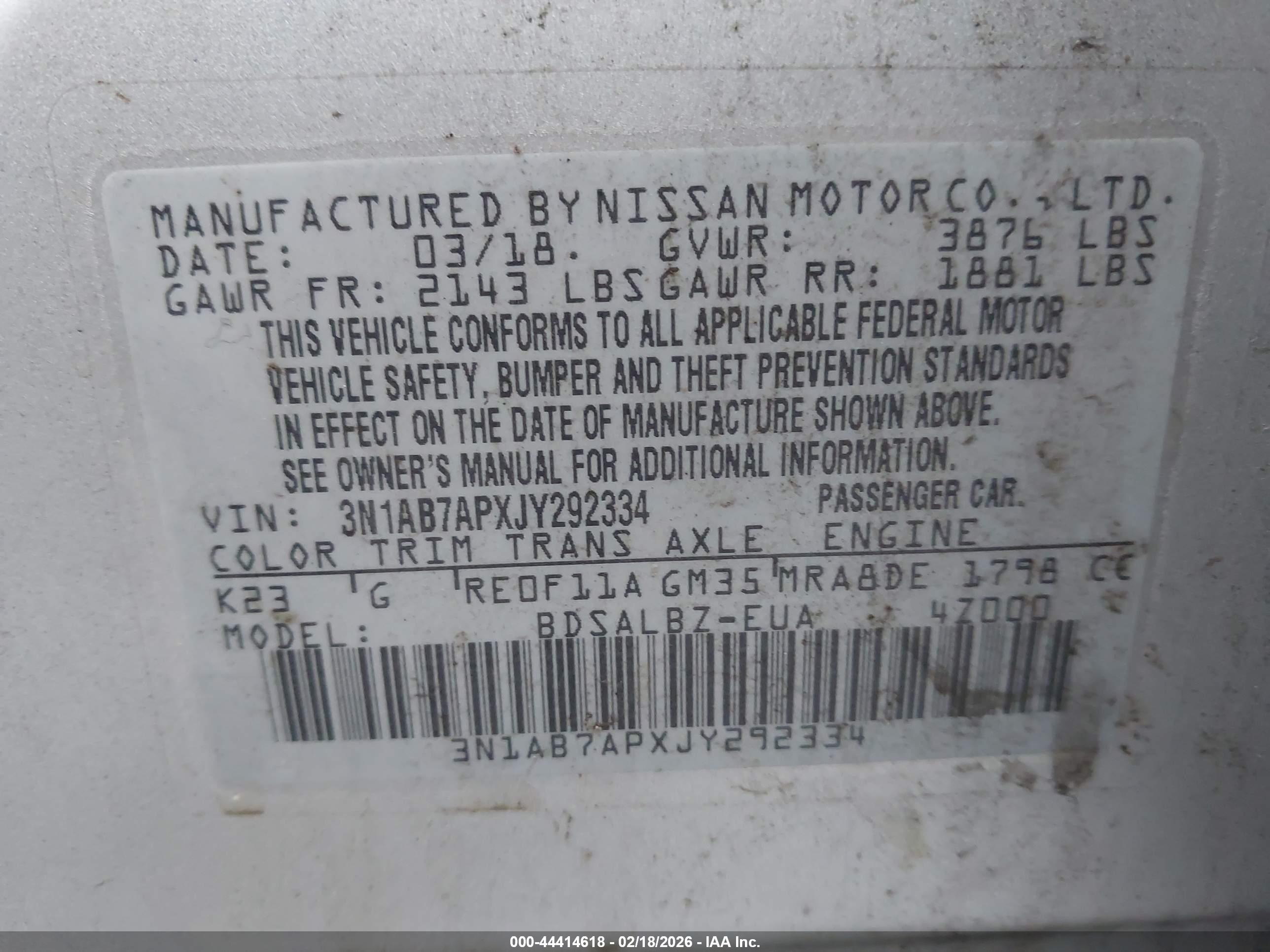 NISSAN SENTRA image 9