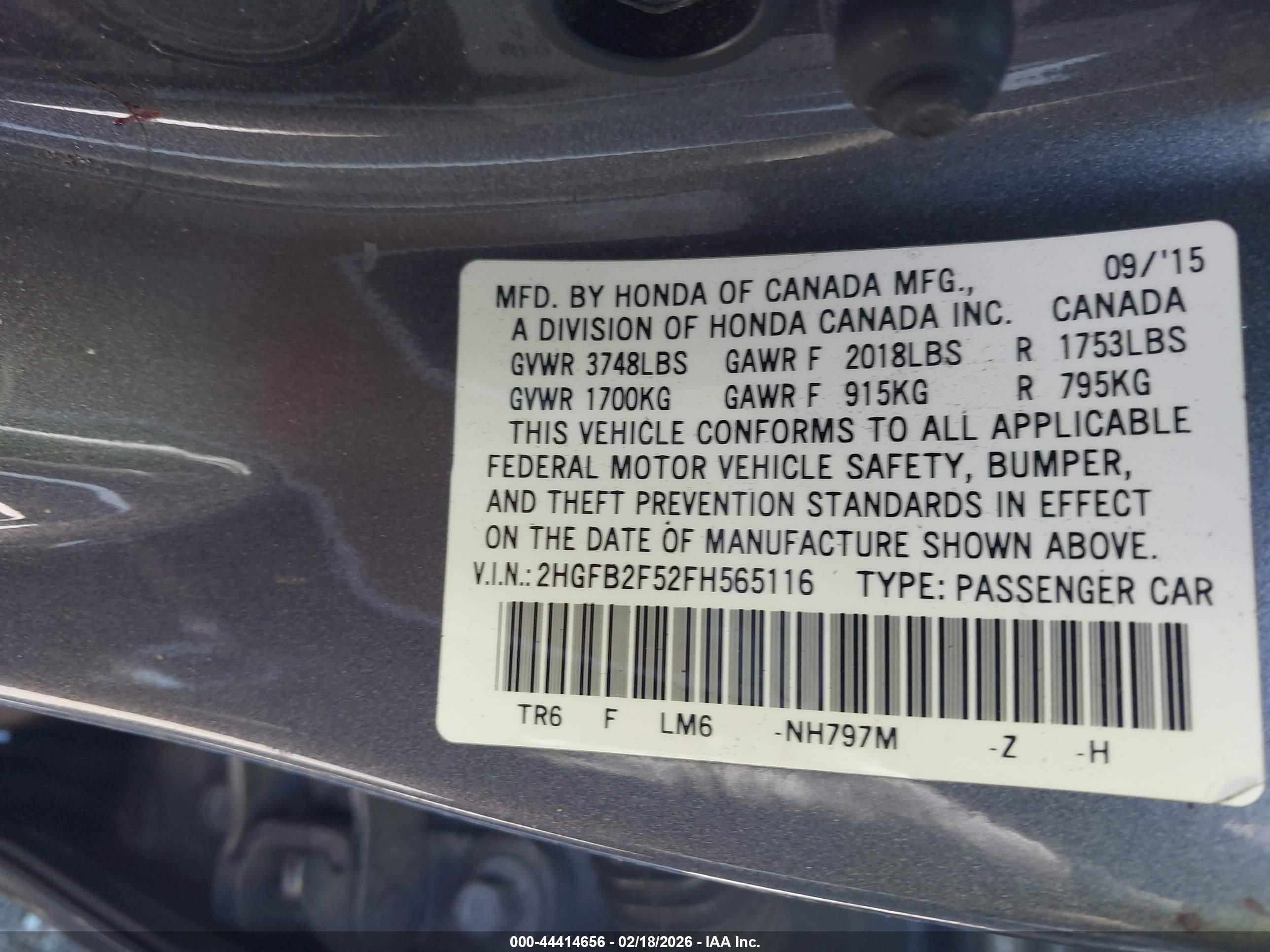 HONDA CIVIC image 9