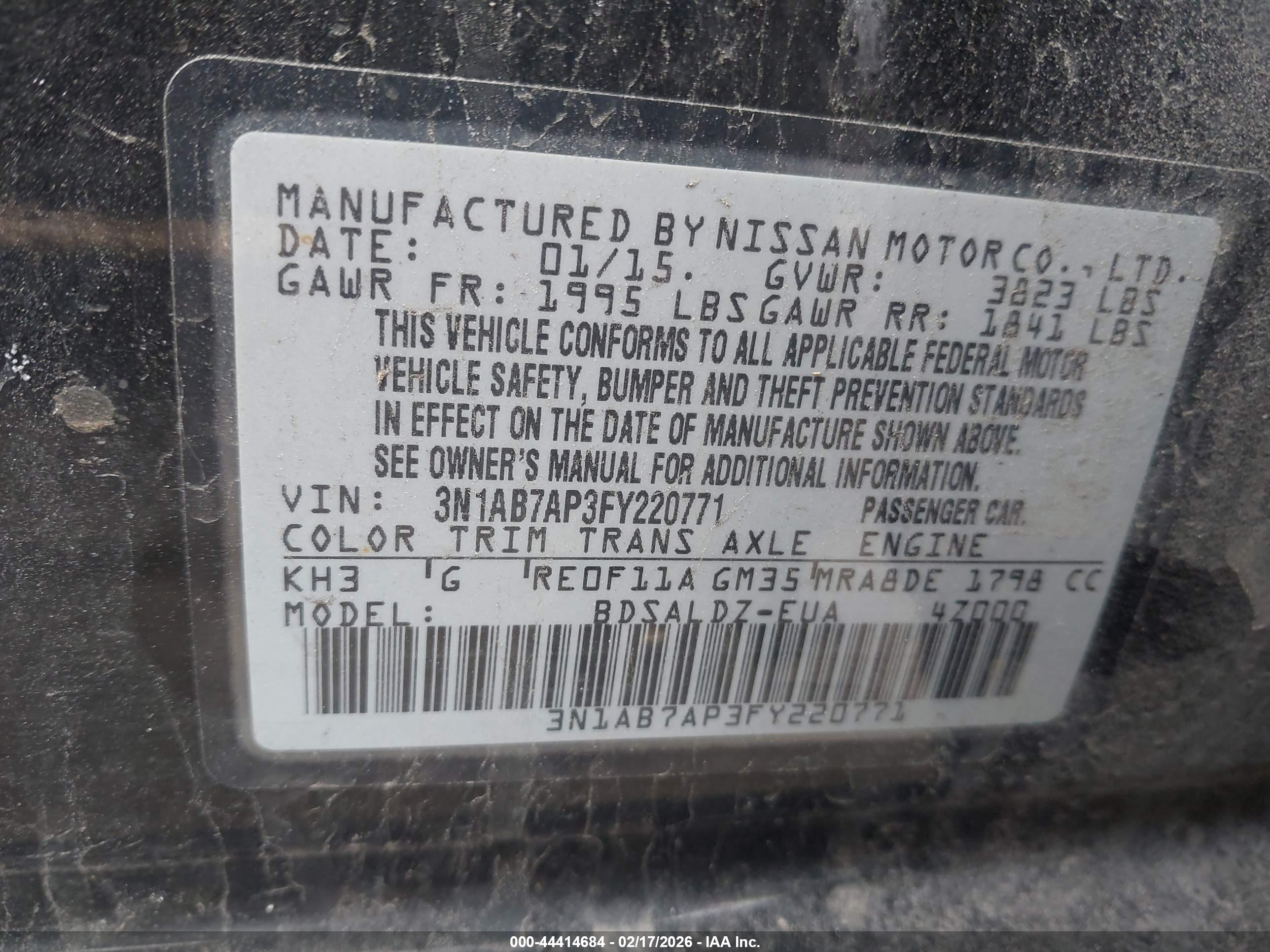 NISSAN SENTRA image 9