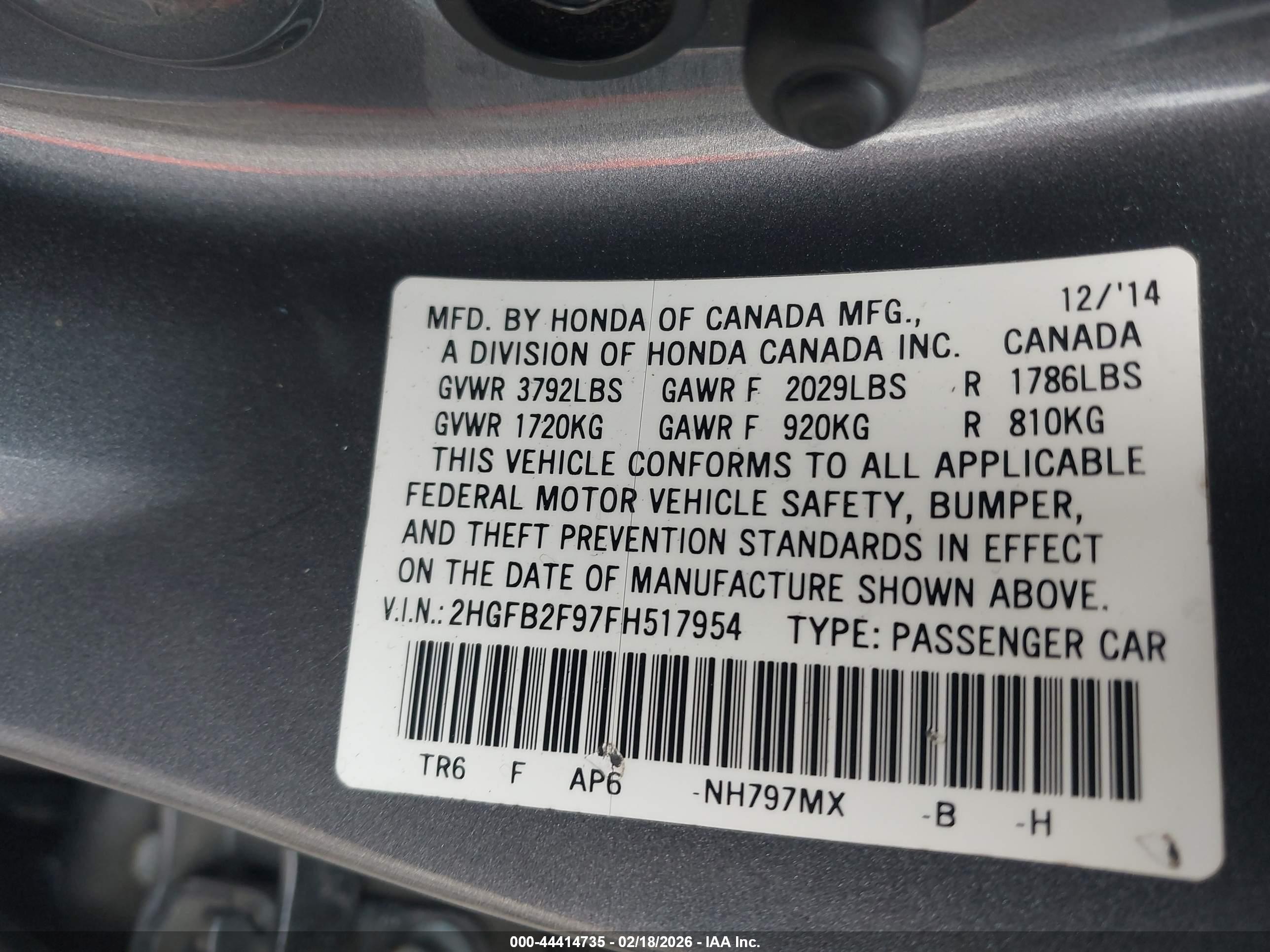 HONDA CIVIC image 9
