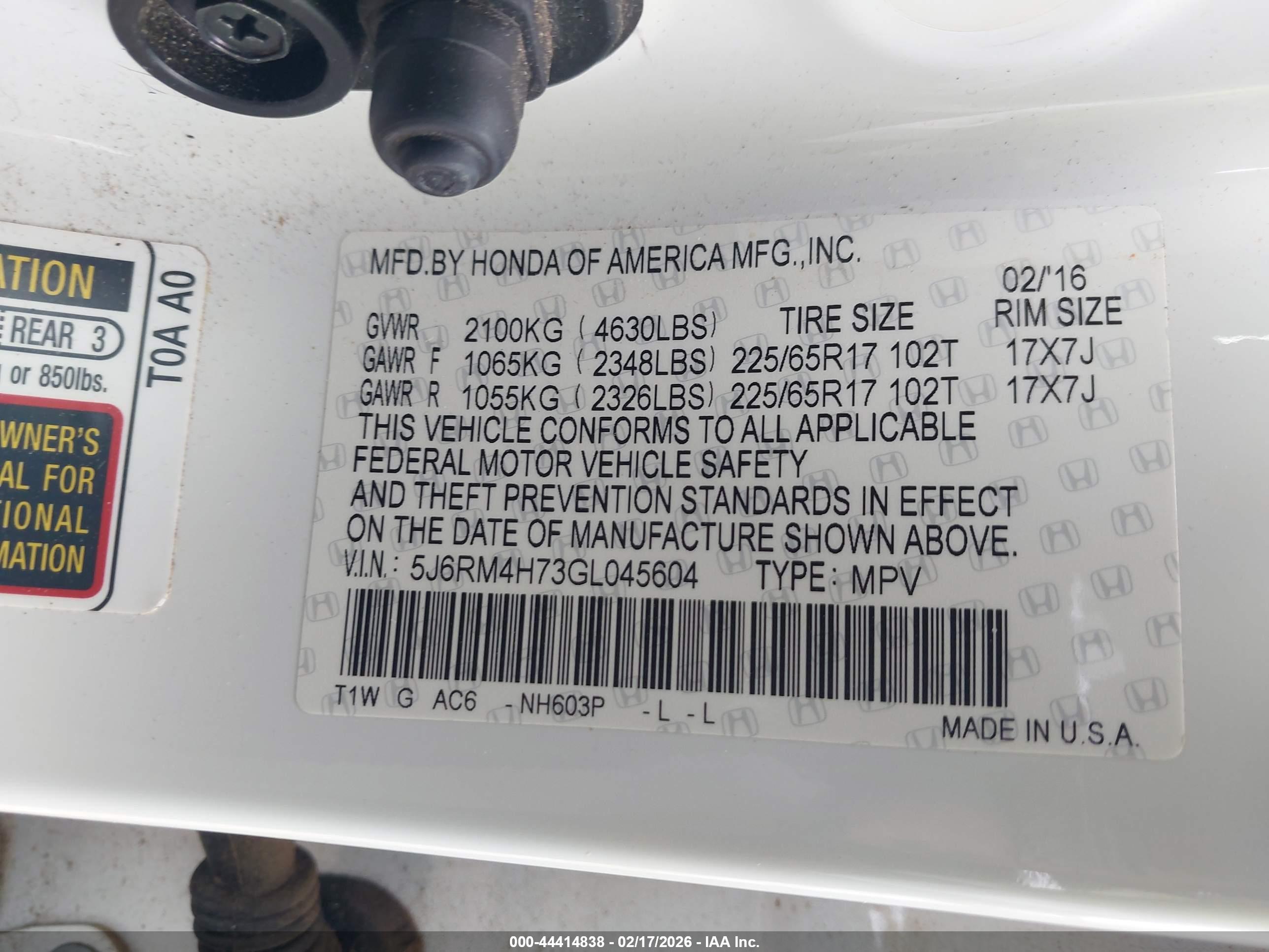 HONDA CR-V image 9
