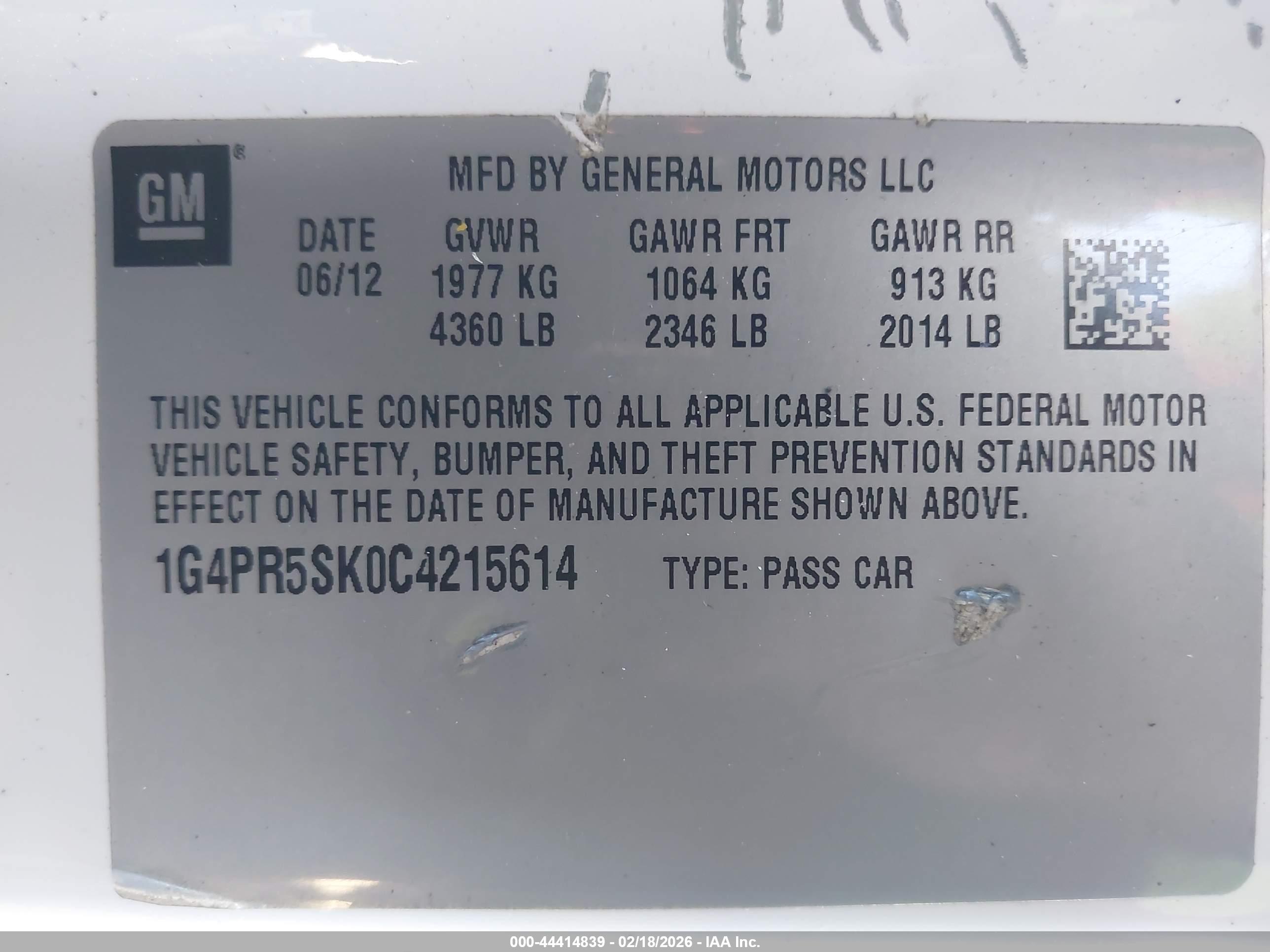 BUICK VERANO image 9
