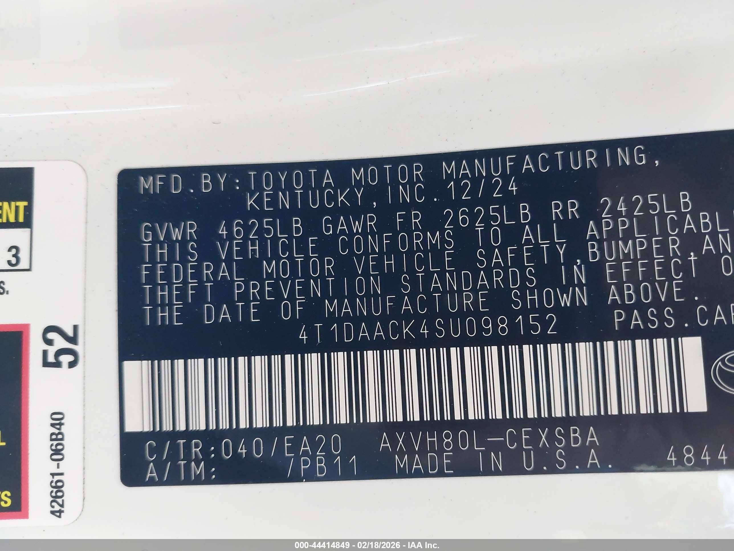 TOYOTA CAMRY image 9