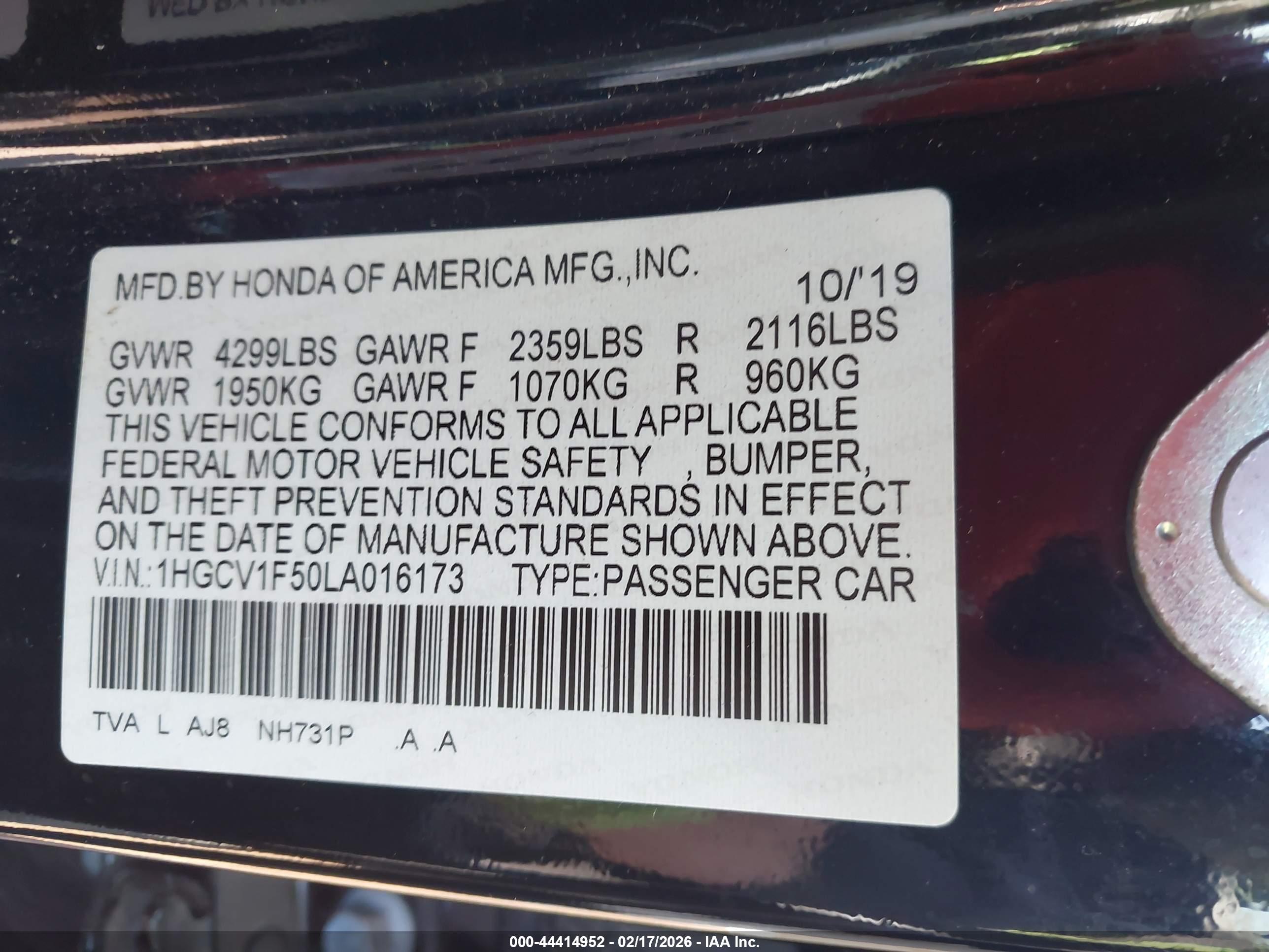 HONDA ACCORD image 9