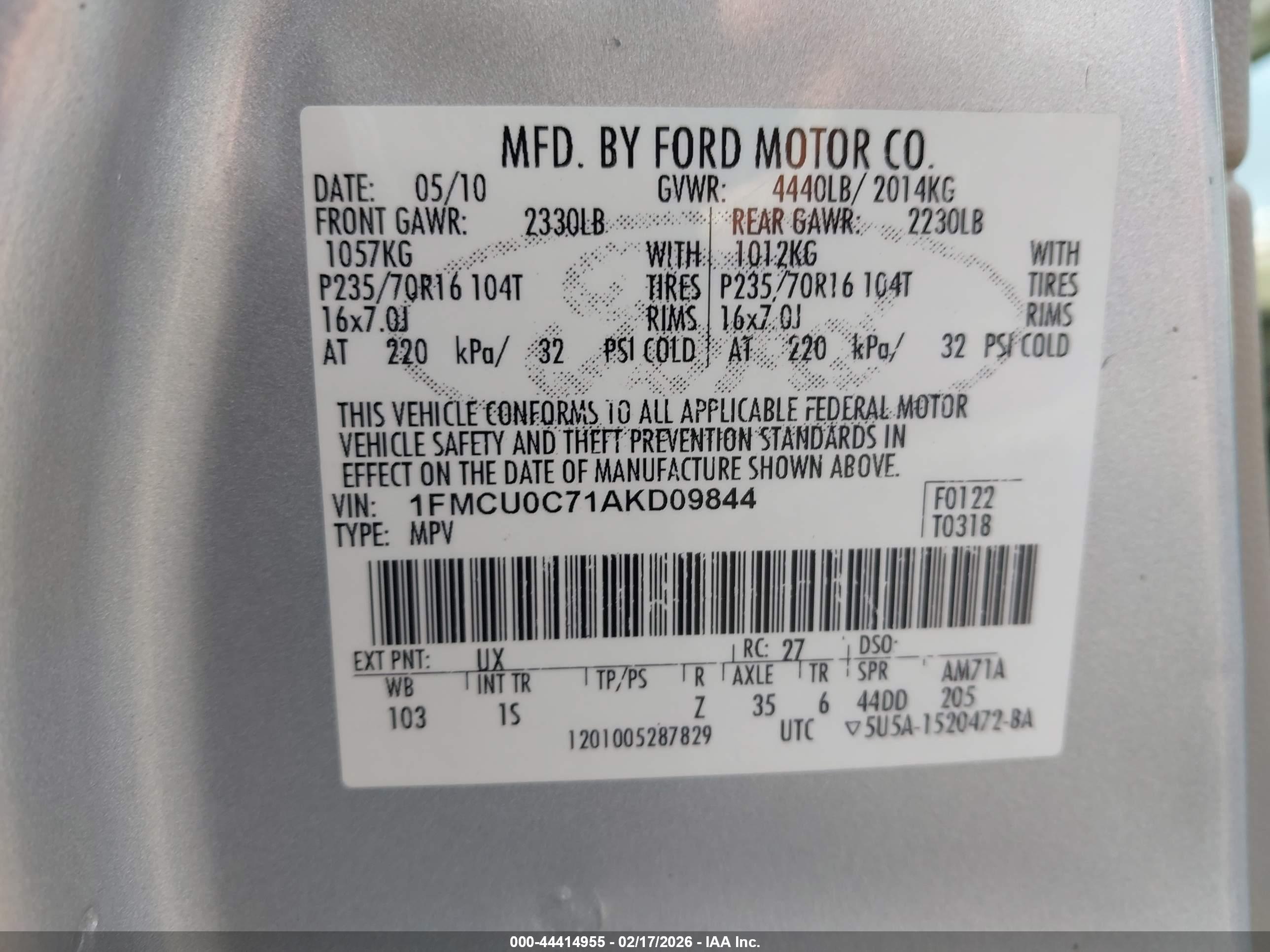 FORD ESCAPE image 9