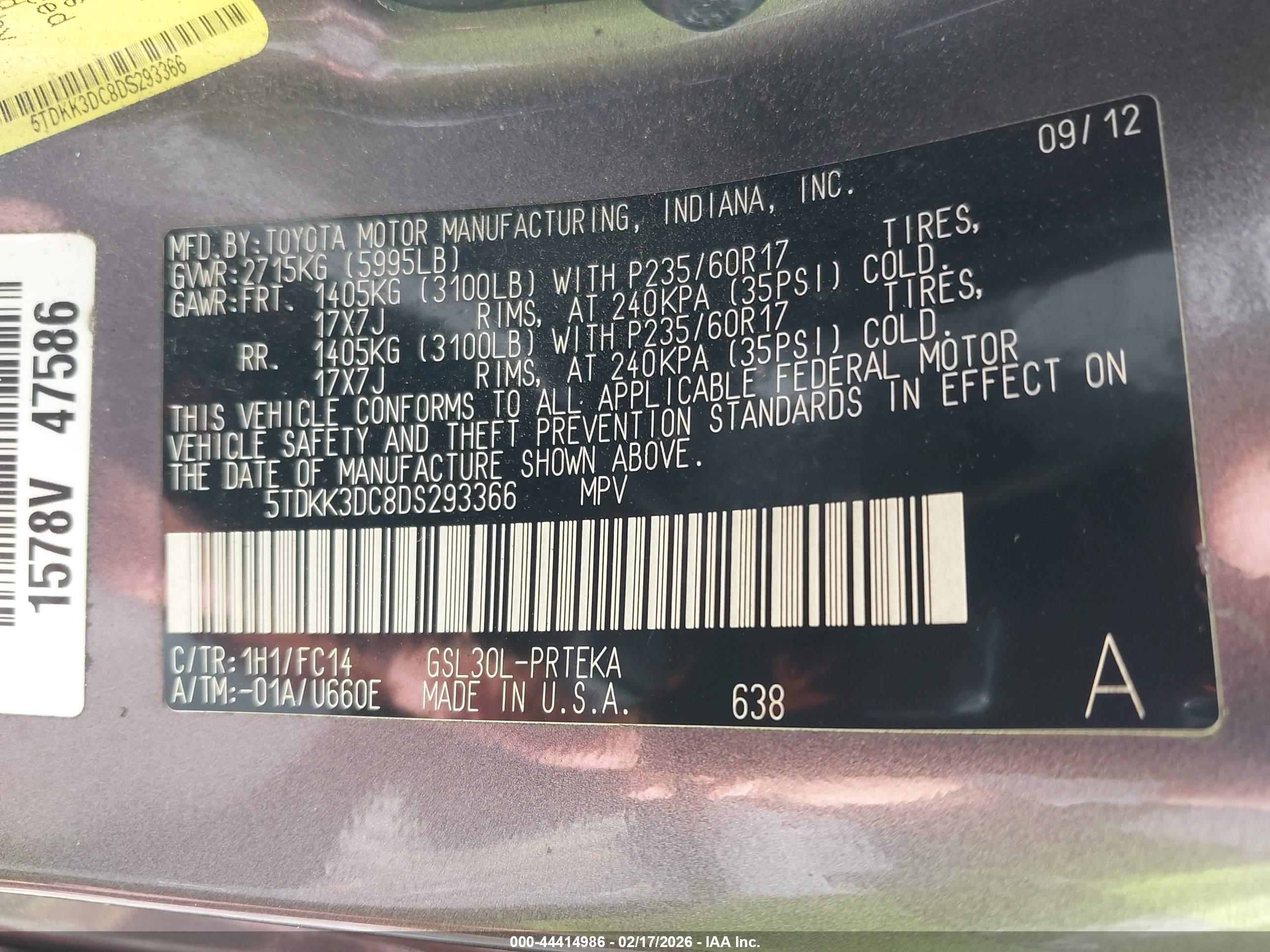 TOYOTA SIENNA image 9