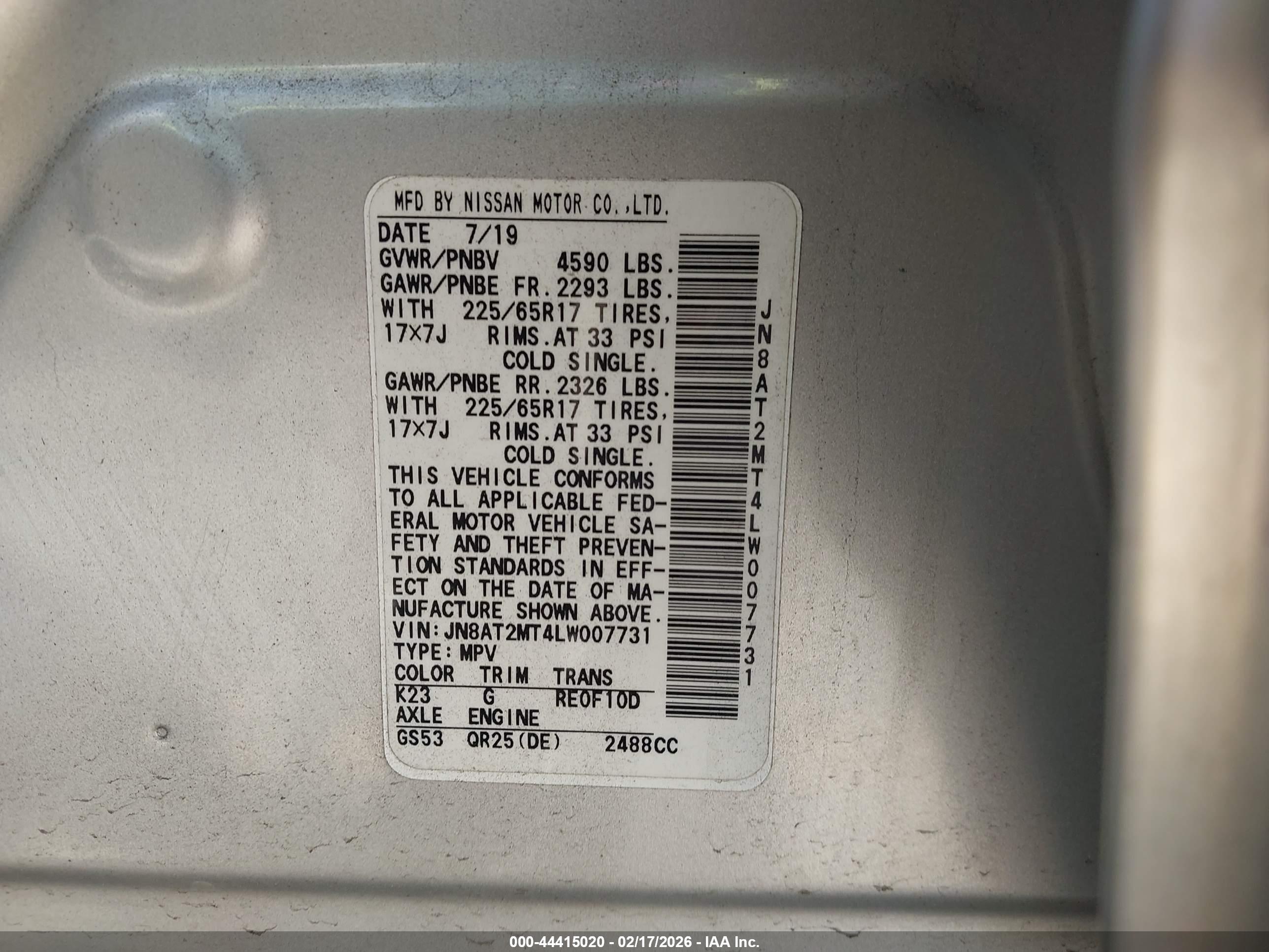 NISSAN ROGUE image 9
