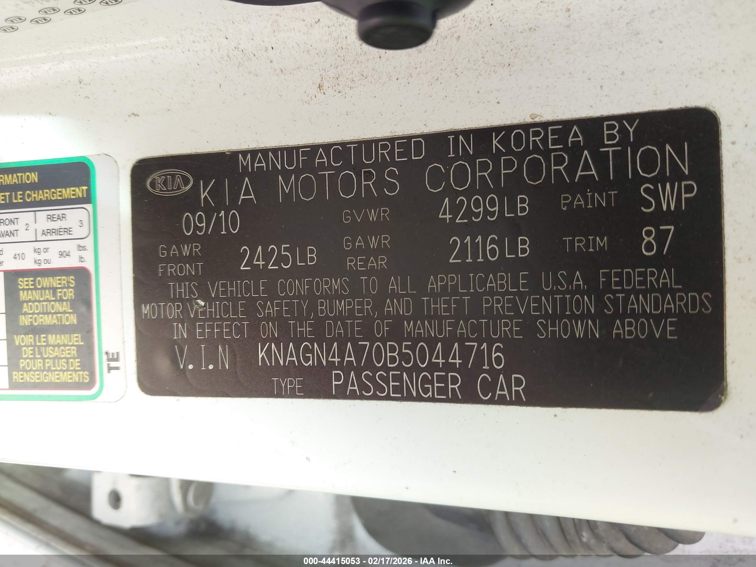 KIA OPTIMA image 9