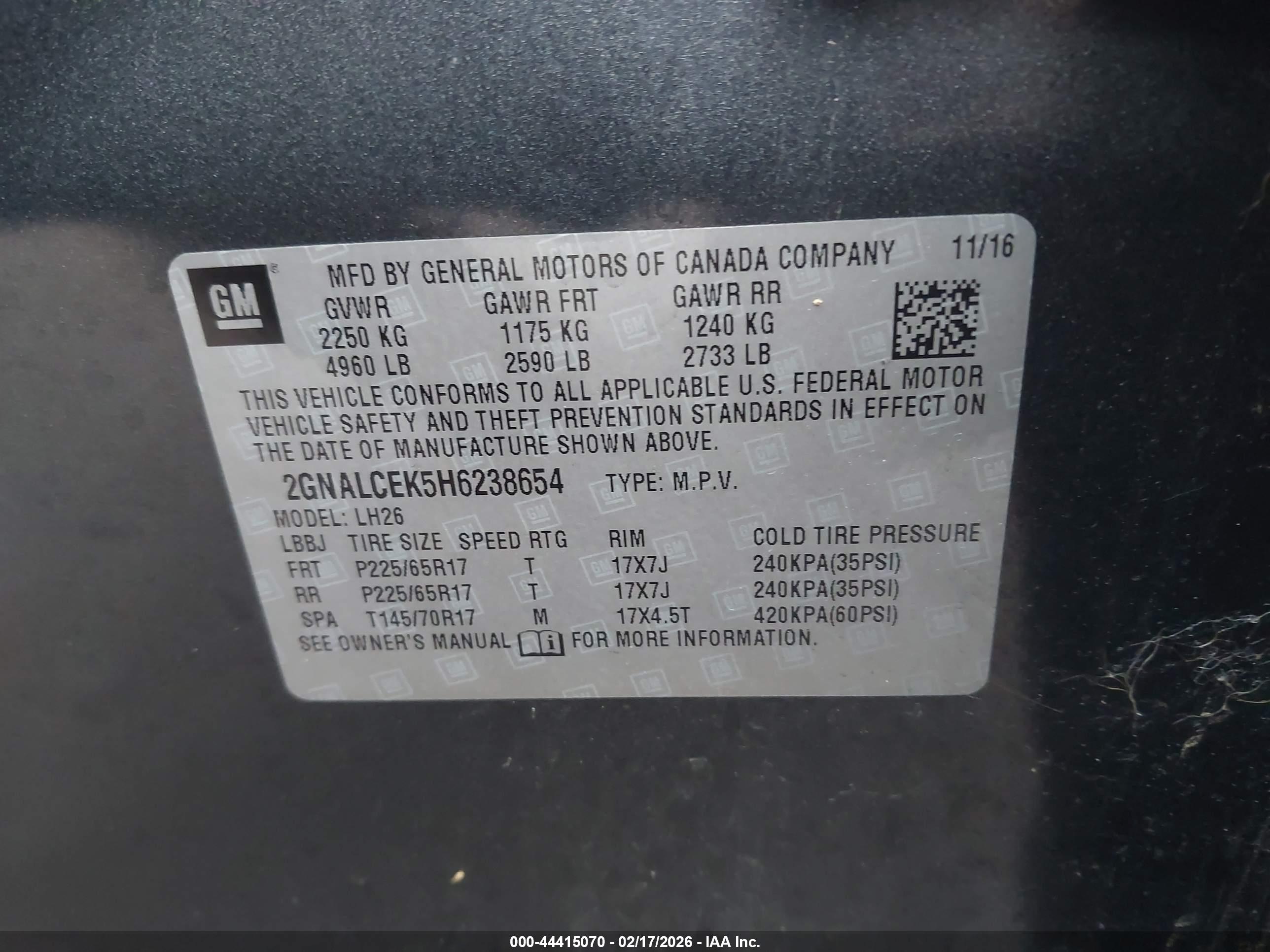 CHEVROLET EQUINOX image 9