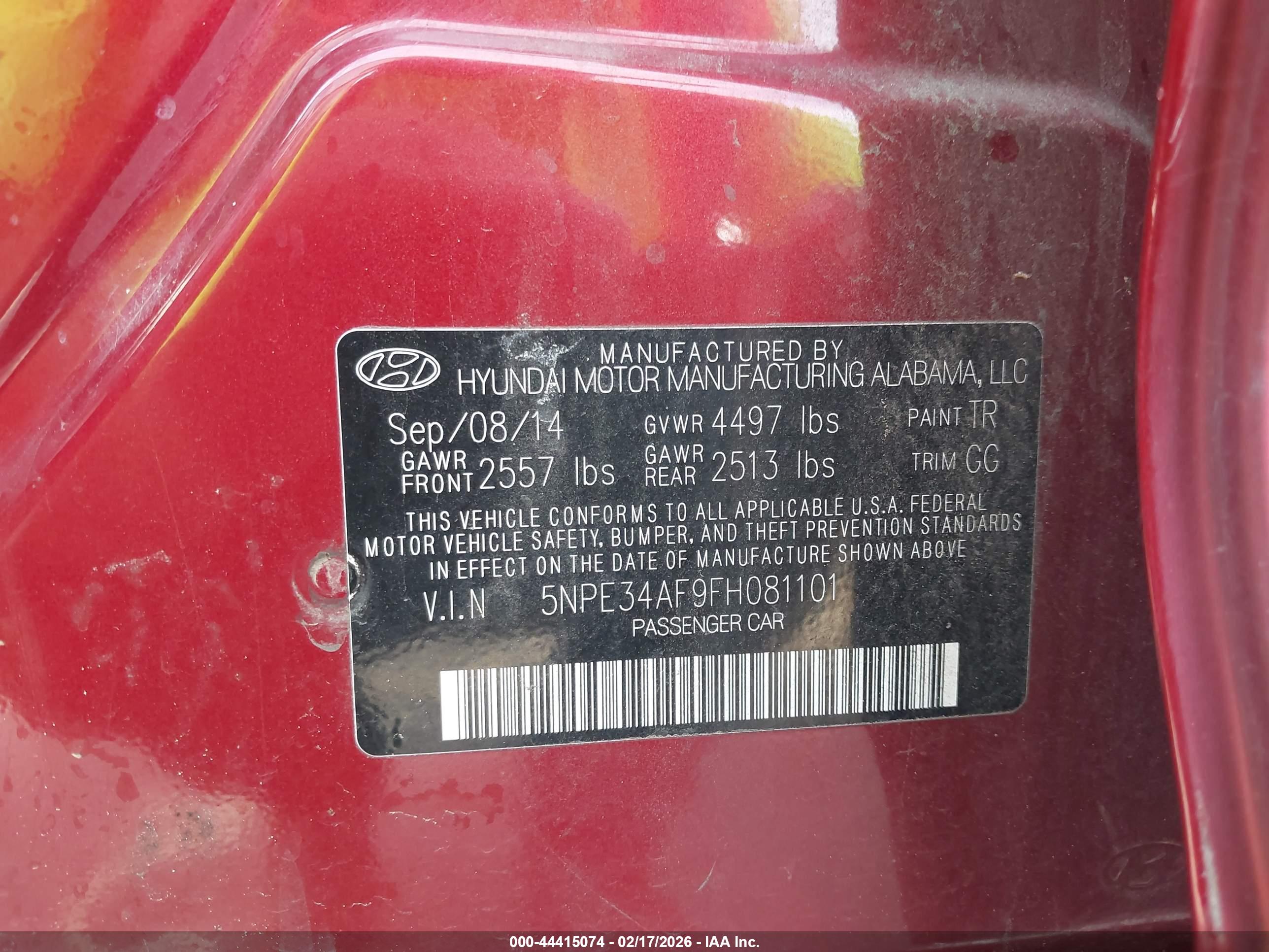 HYUNDAI SONATA image 9