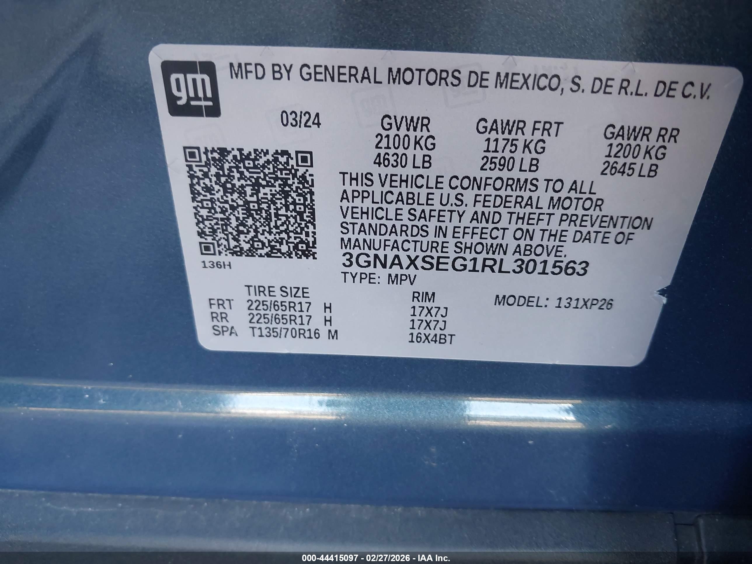 CHEVROLET EQUINOX image 9