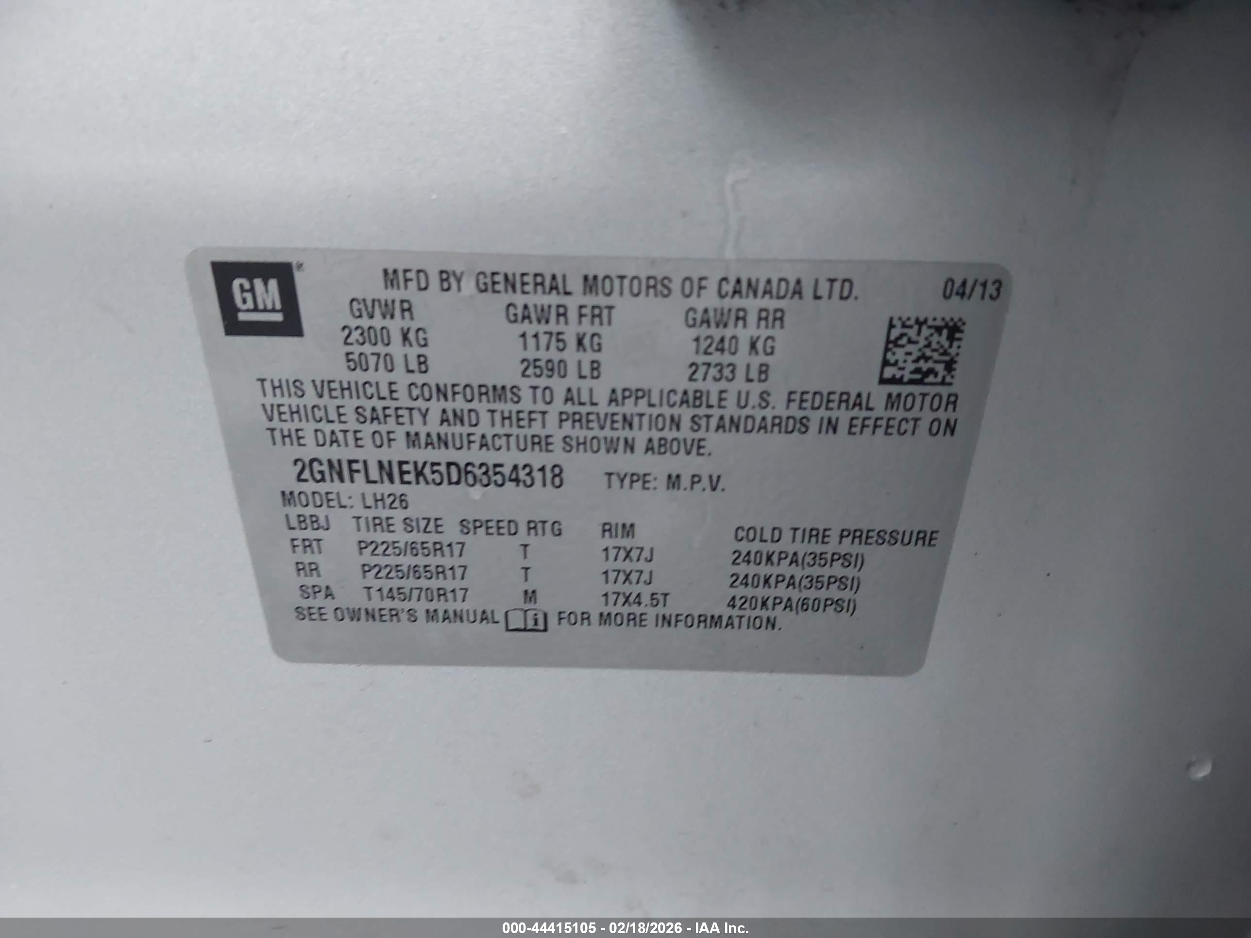 CHEVROLET EQUINOX image 9