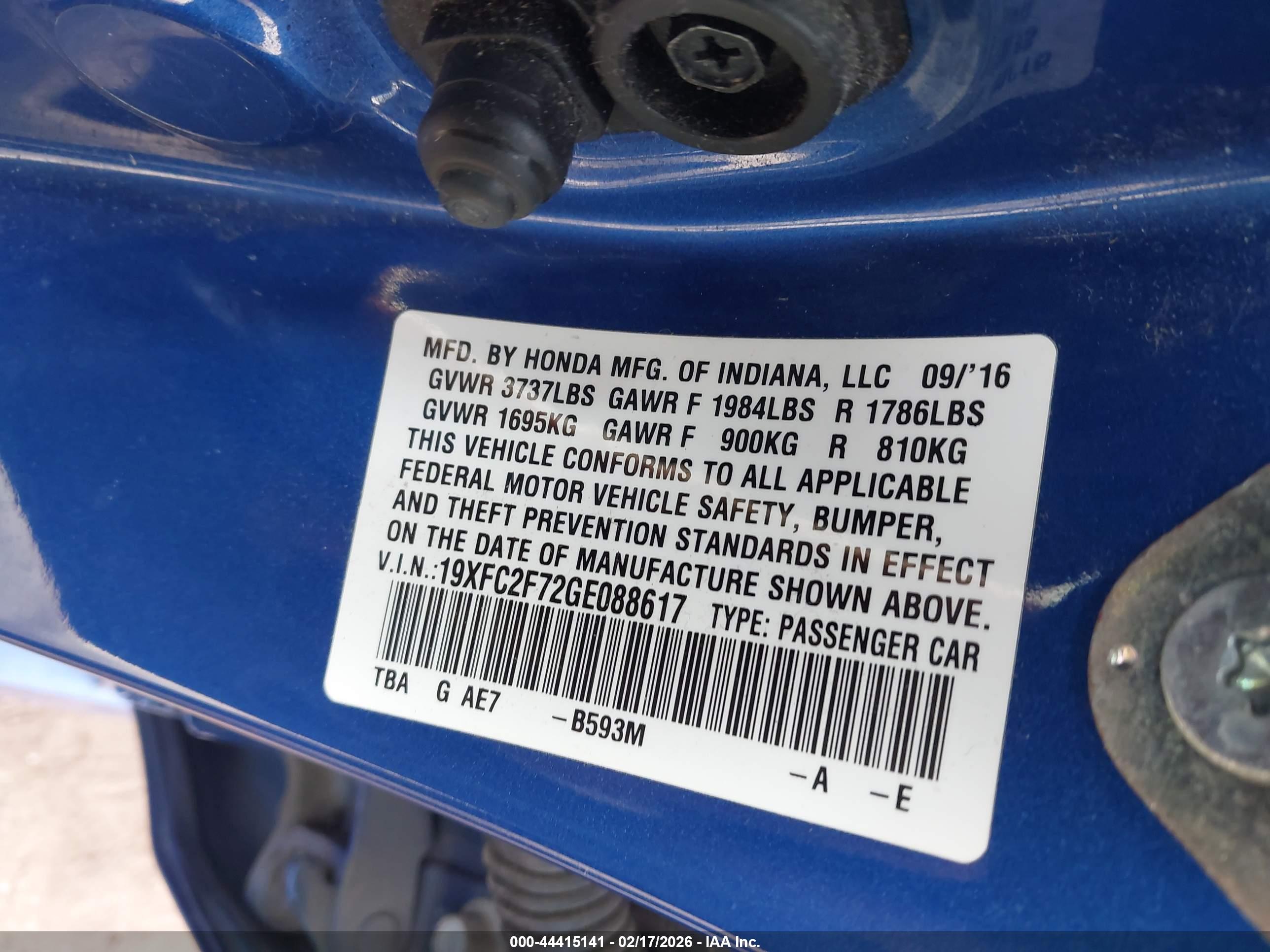 HONDA CIVIC image 9