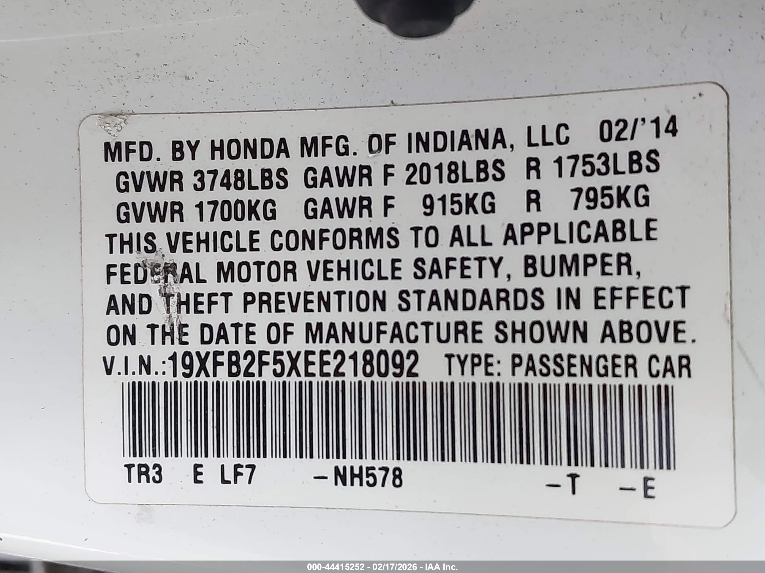 HONDA CIVIC image 9