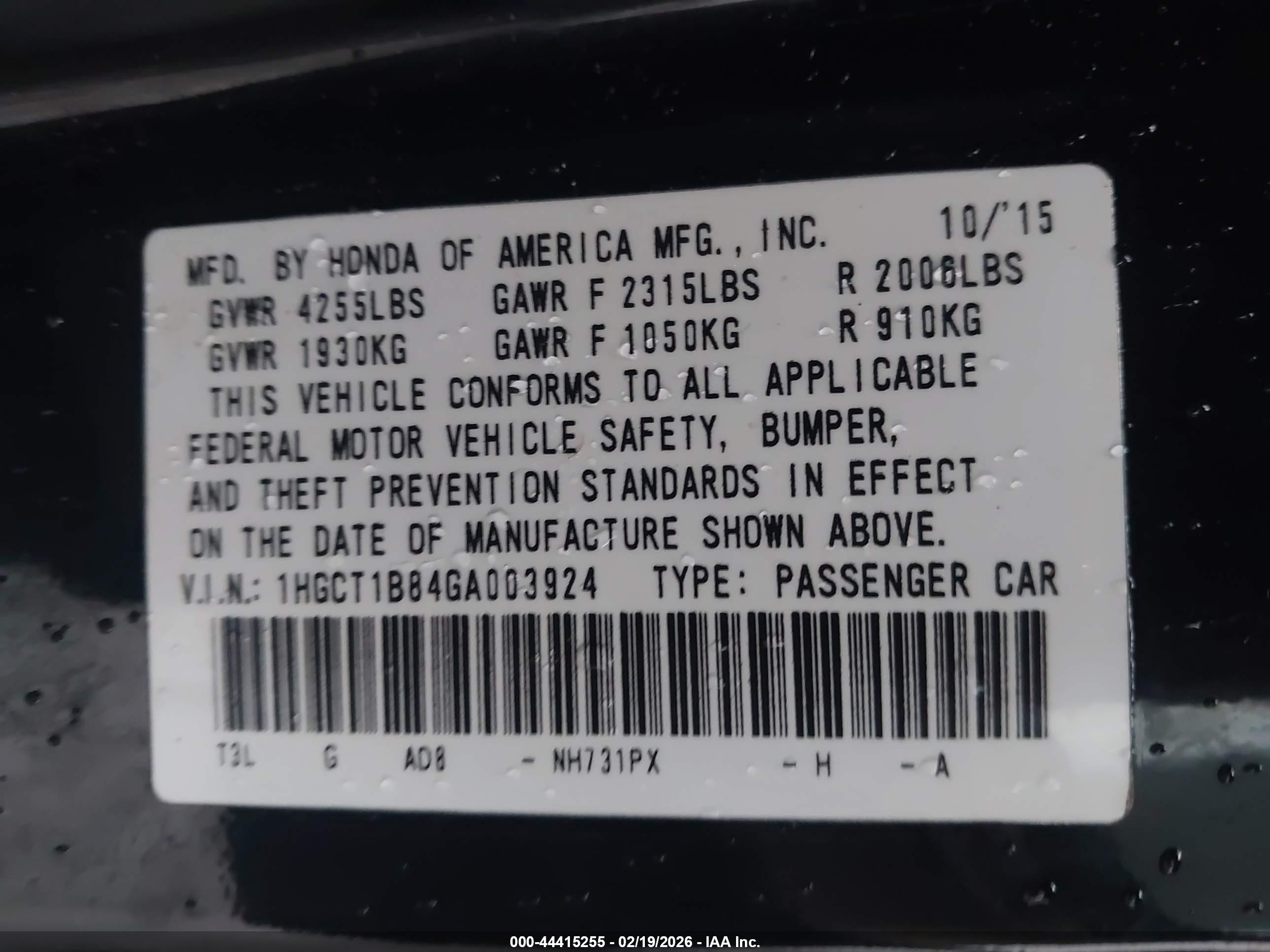 HONDA ACCORD image 9