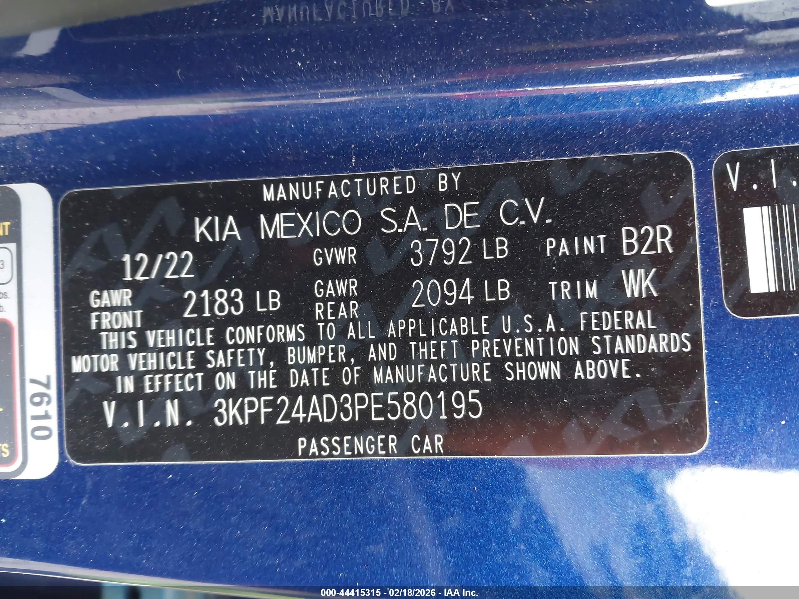 KIA FORTE image 9