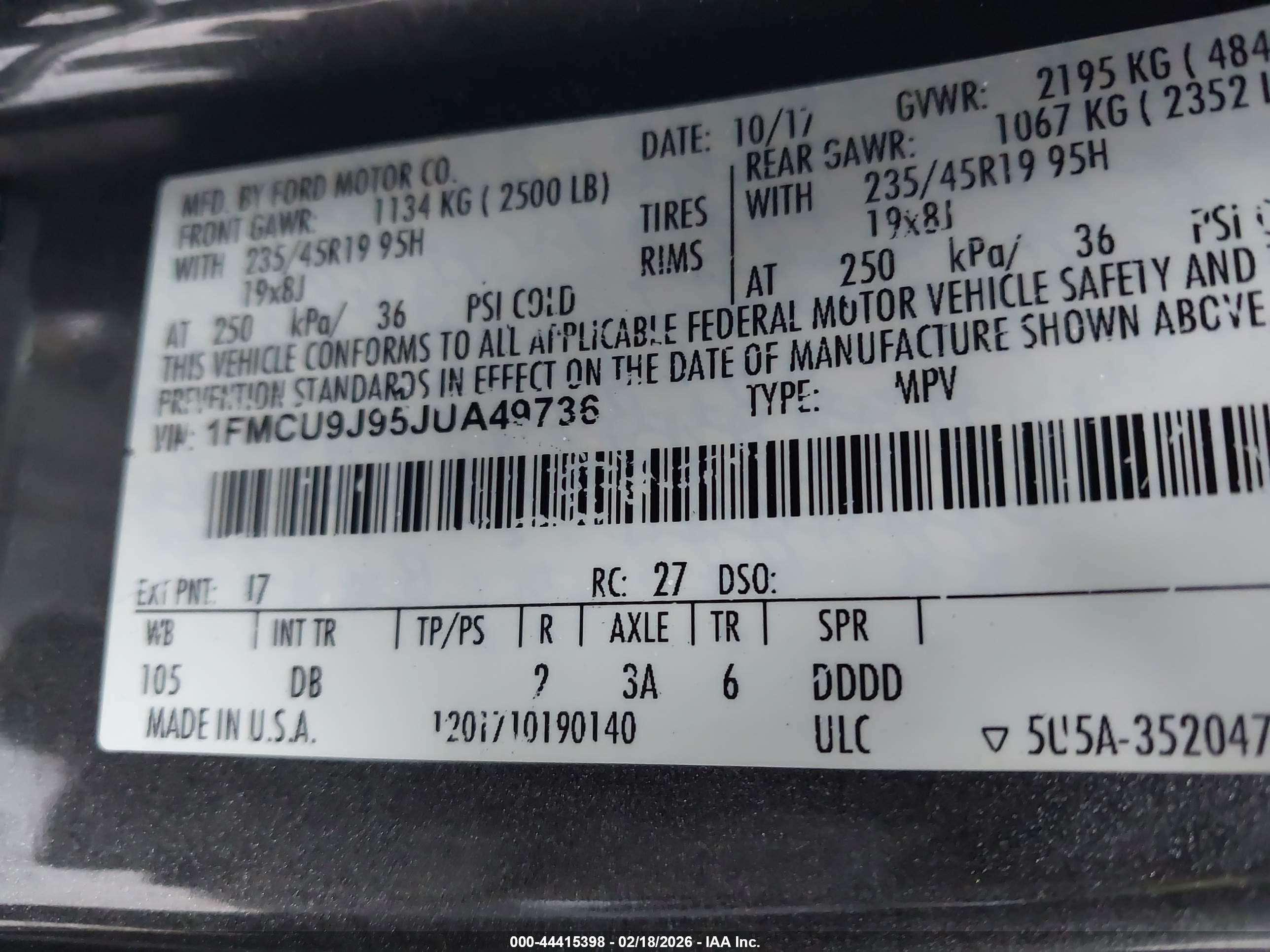 FORD ESCAPE image 9