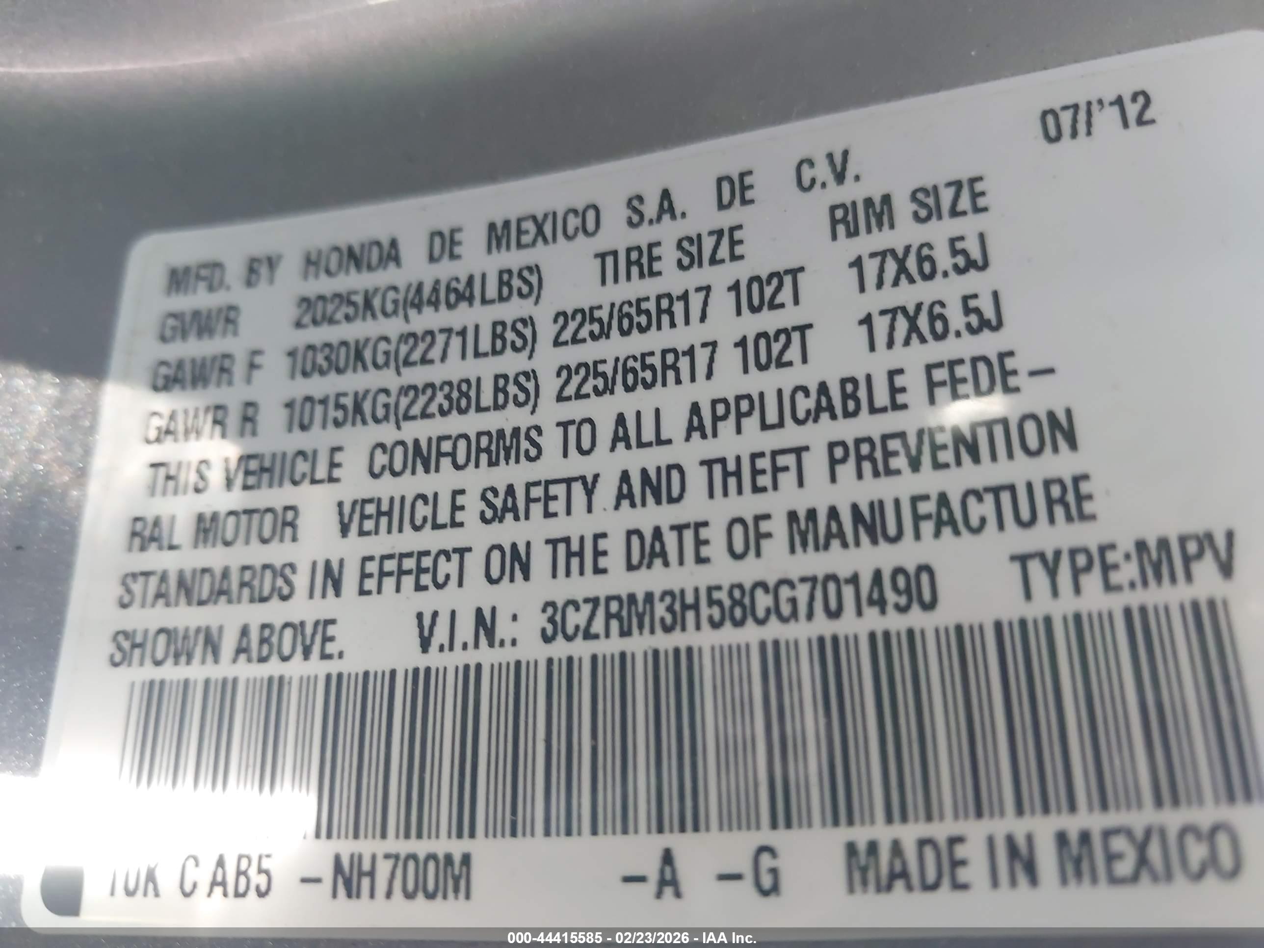 HONDA CR-V image 9
