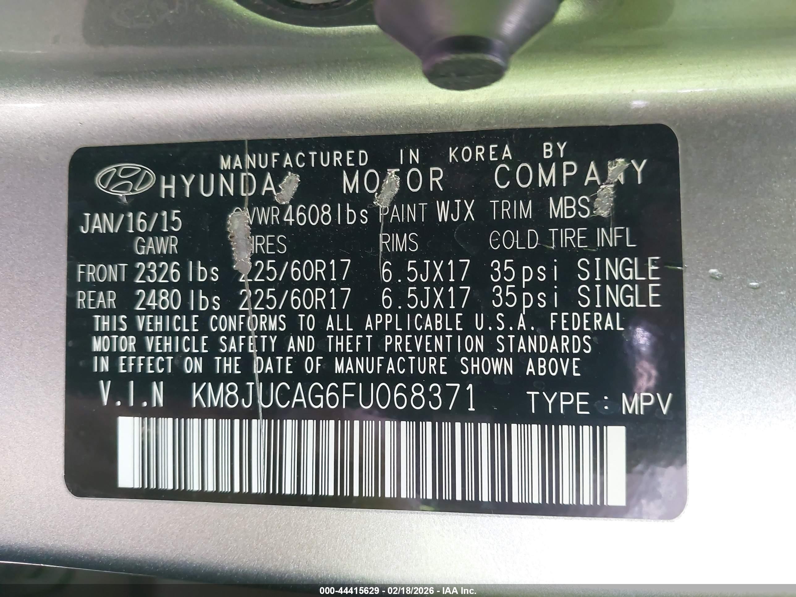 HYUNDAI TUCSON image 9