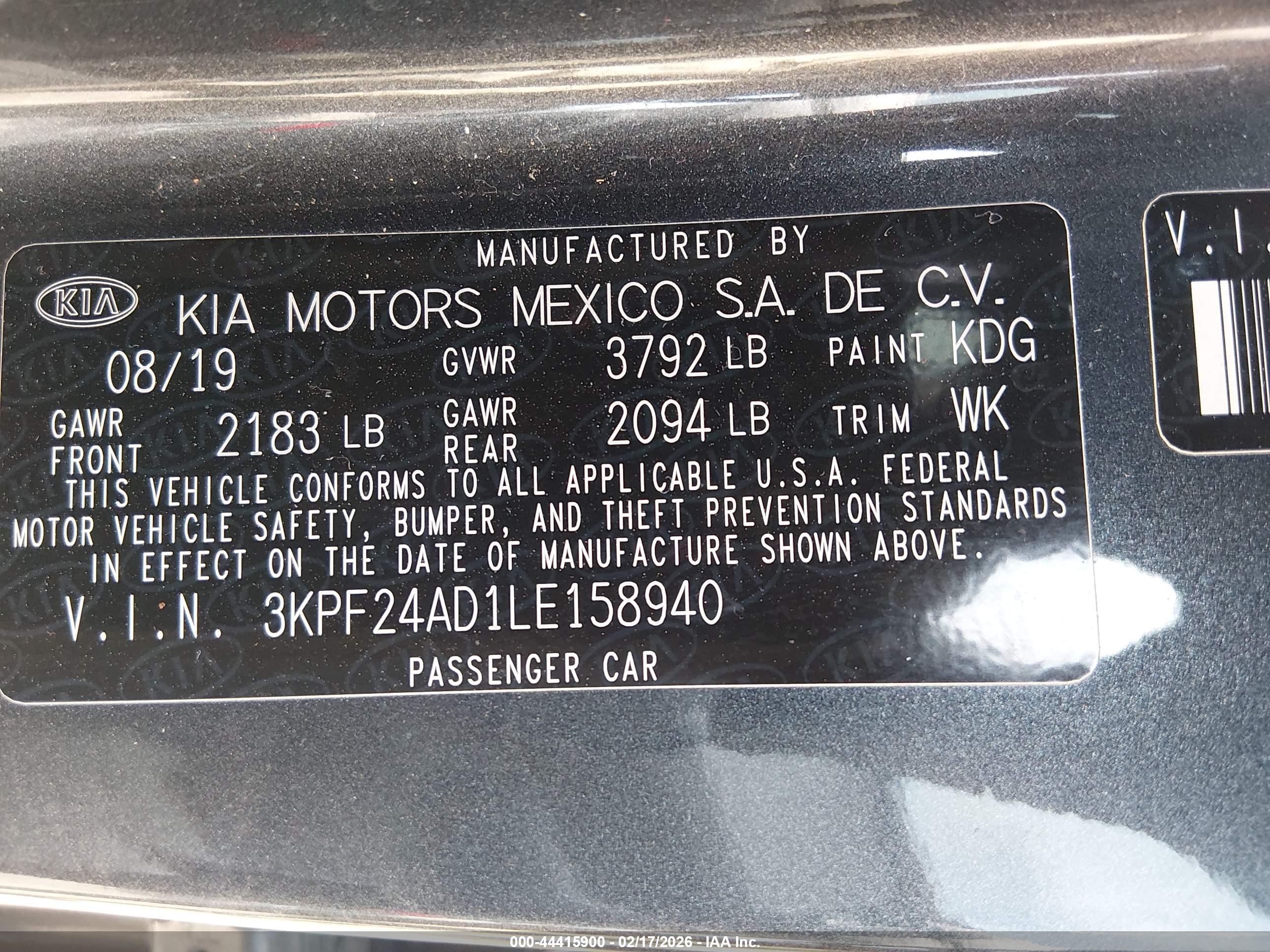 KIA FORTE image 9
