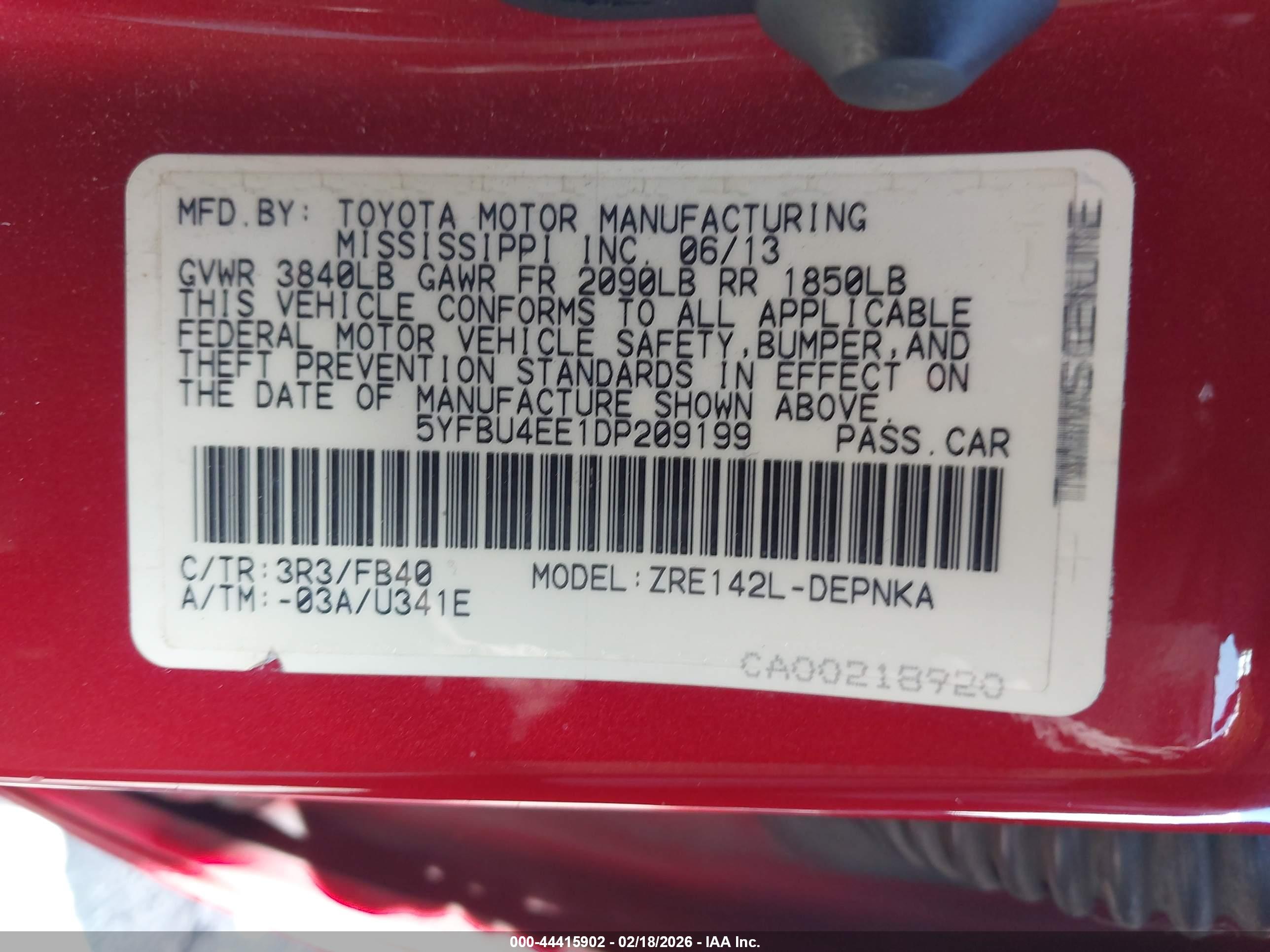 TOYOTA COROLLA image 9