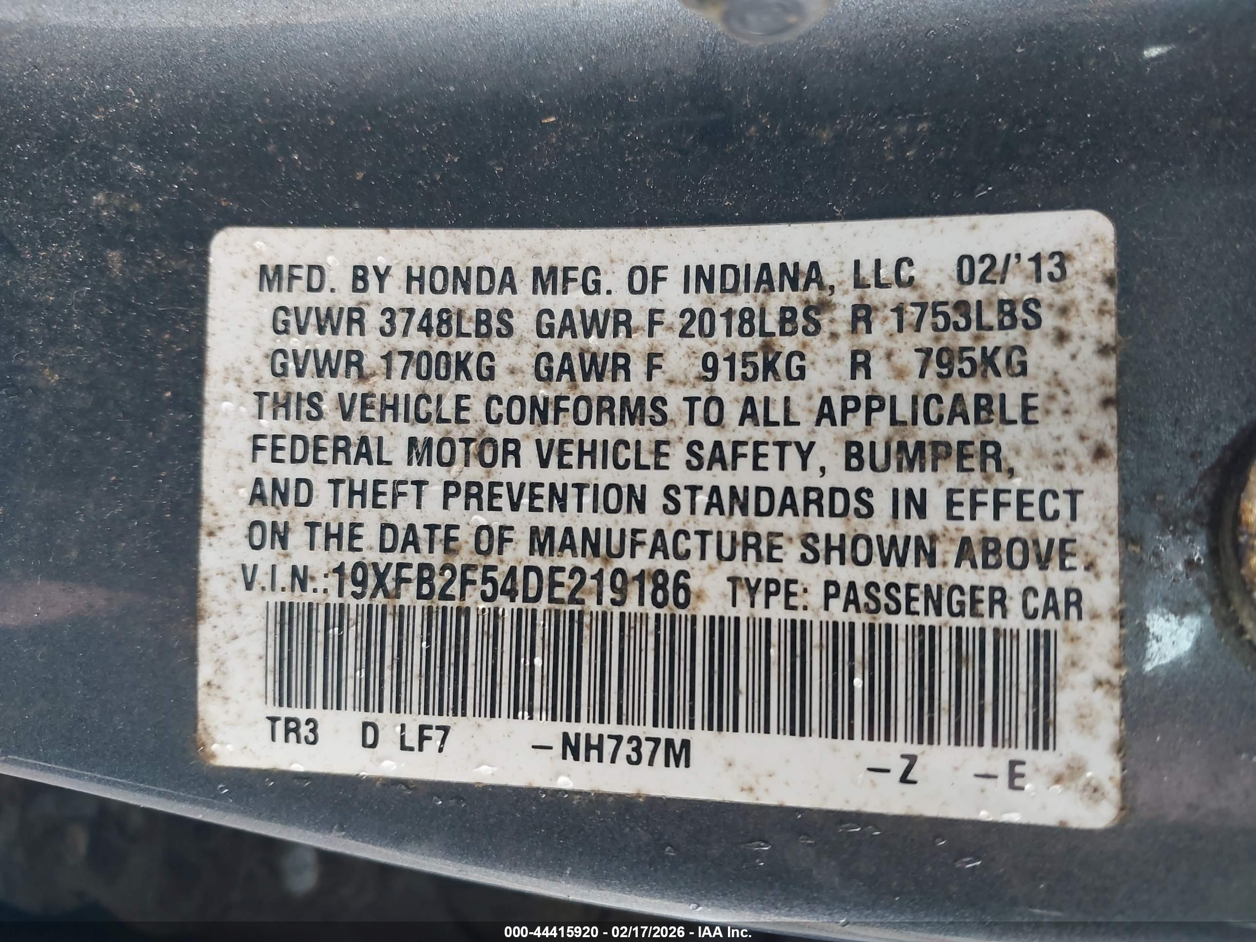 HONDA CIVIC image 9