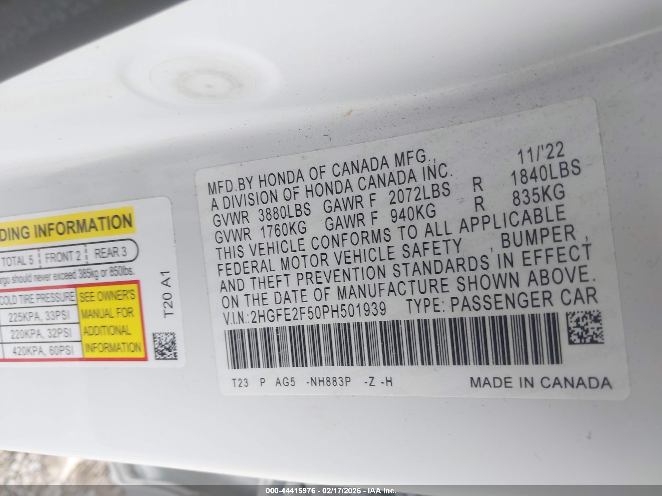 HONDA CIVIC image 9