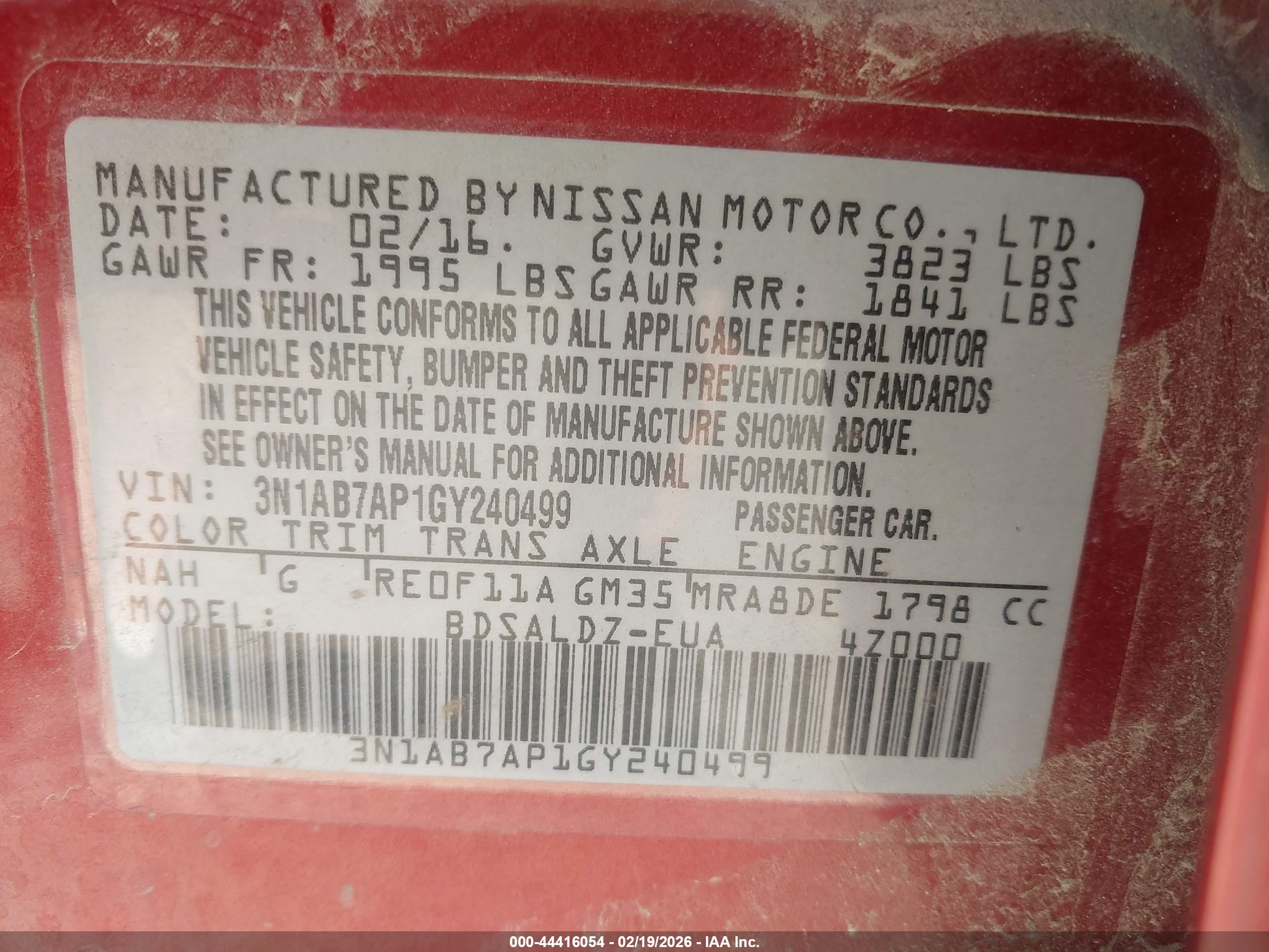 NISSAN SENTRA image 9