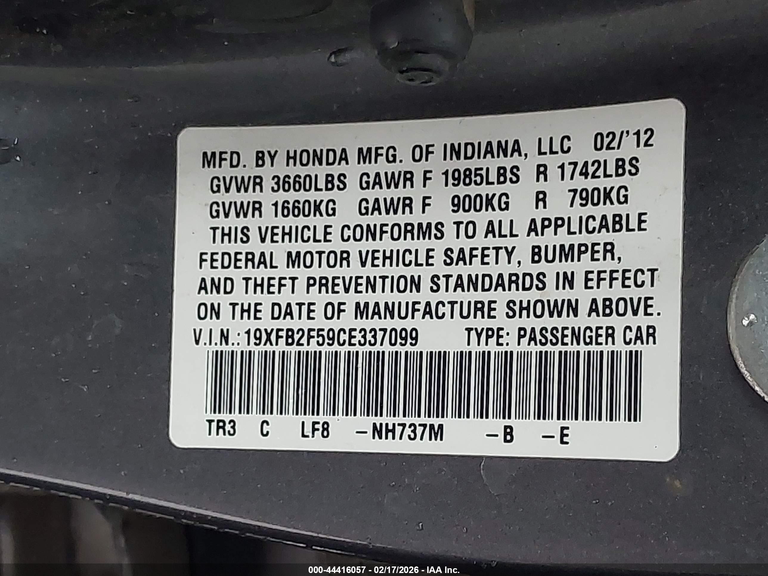HONDA CIVIC image 9