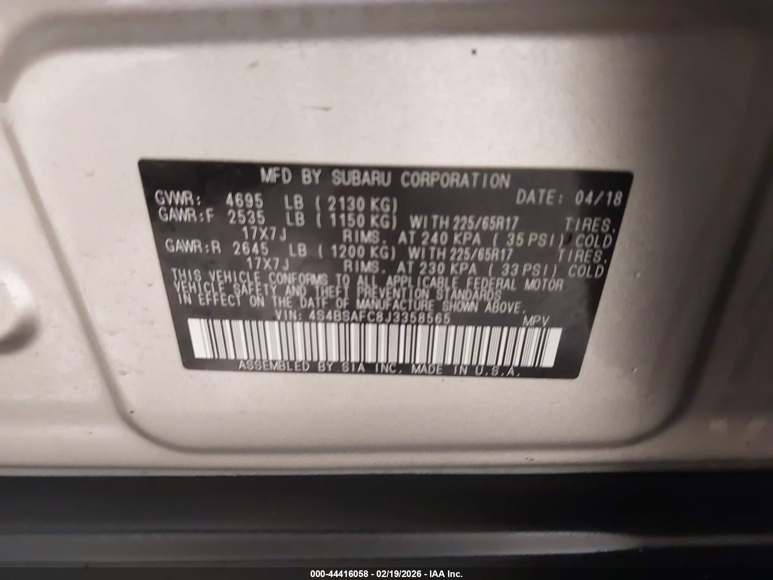 SUBARU OUTBACK image 9