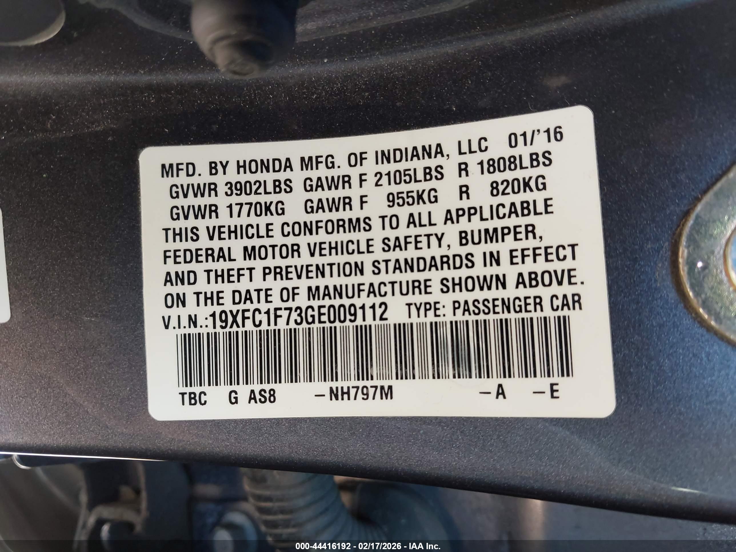 HONDA CIVIC image 9
