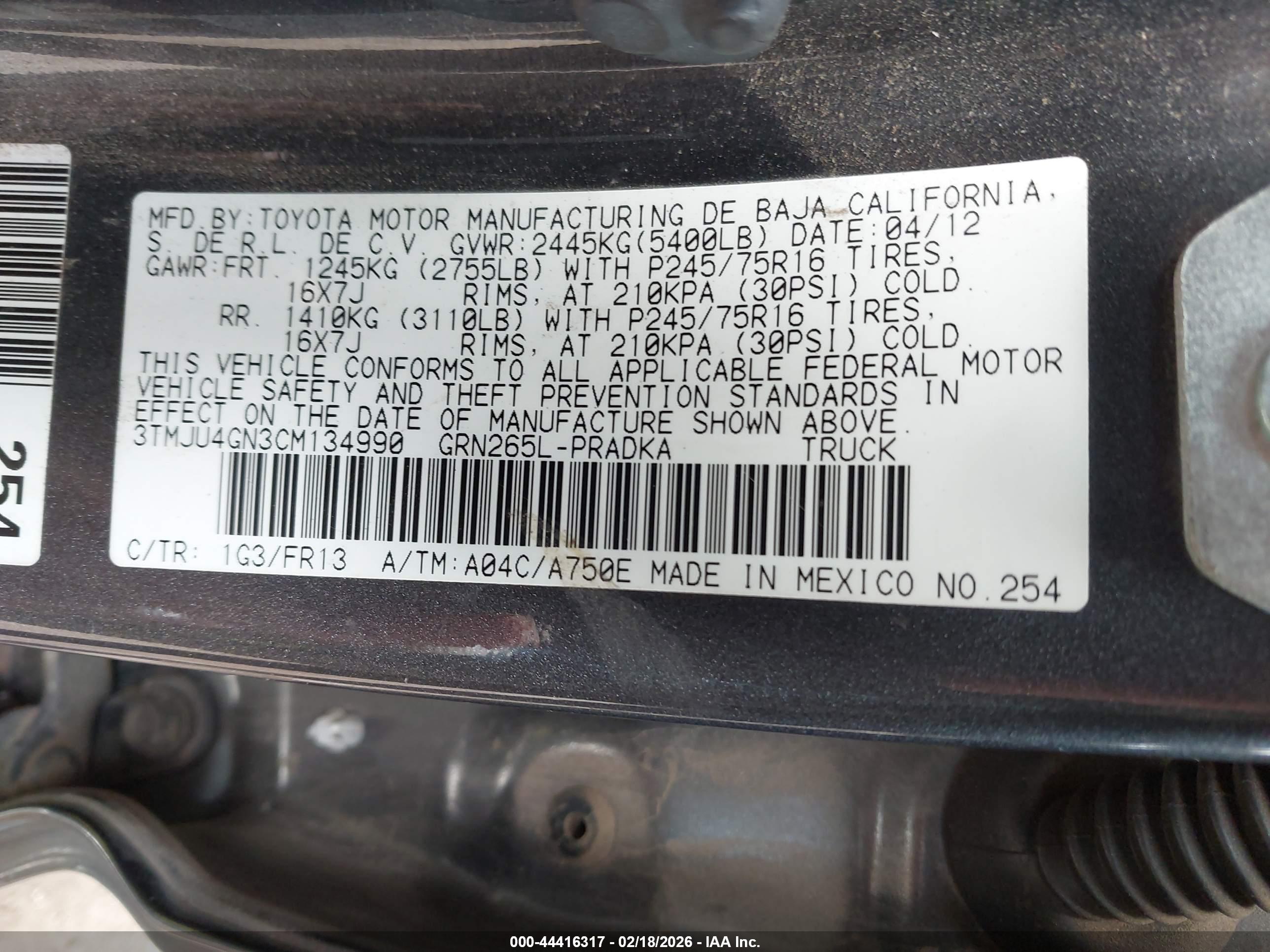 TOYOTA TACOMA image 9