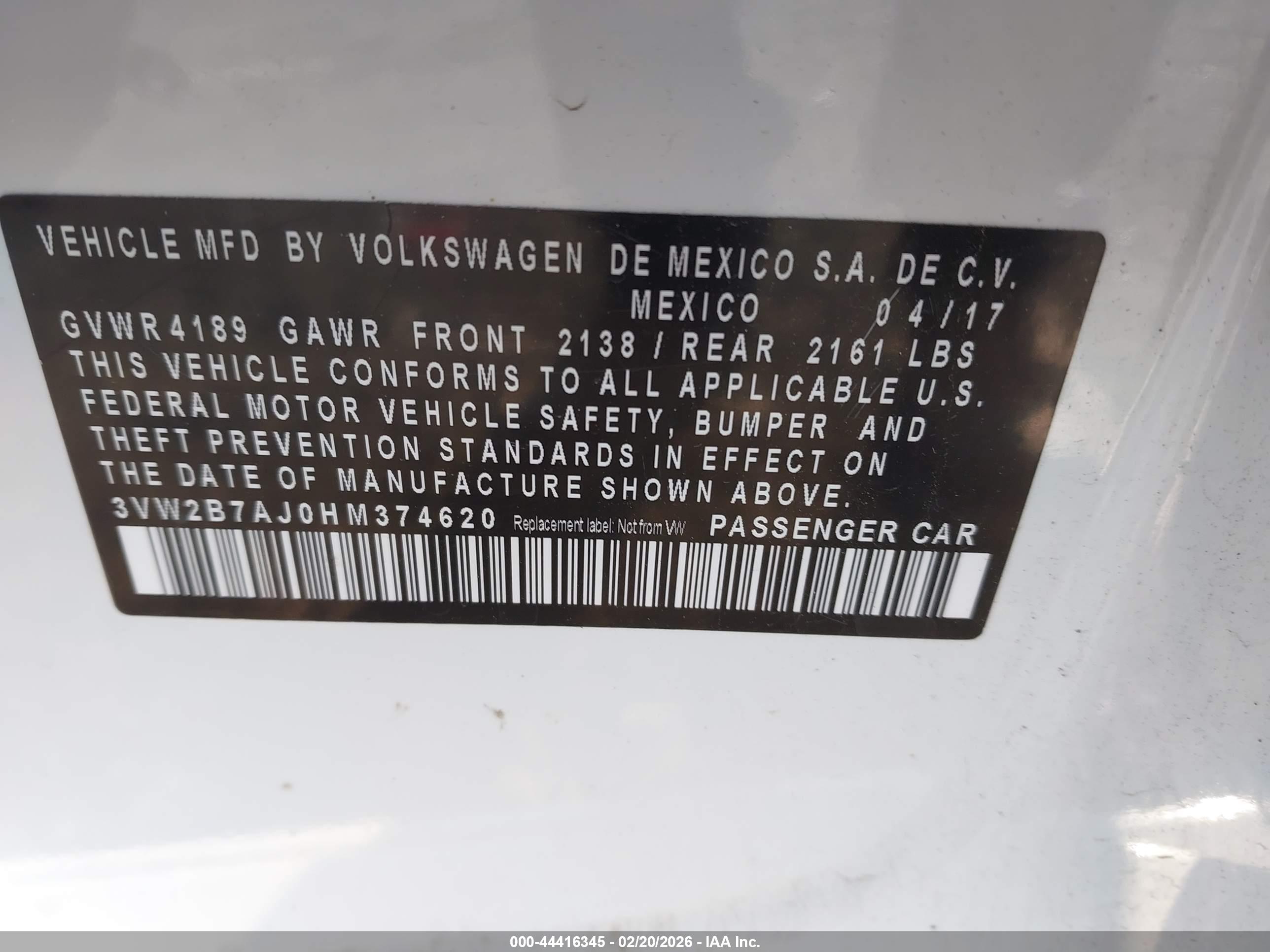 VOLKSWAGEN JETTA image 9