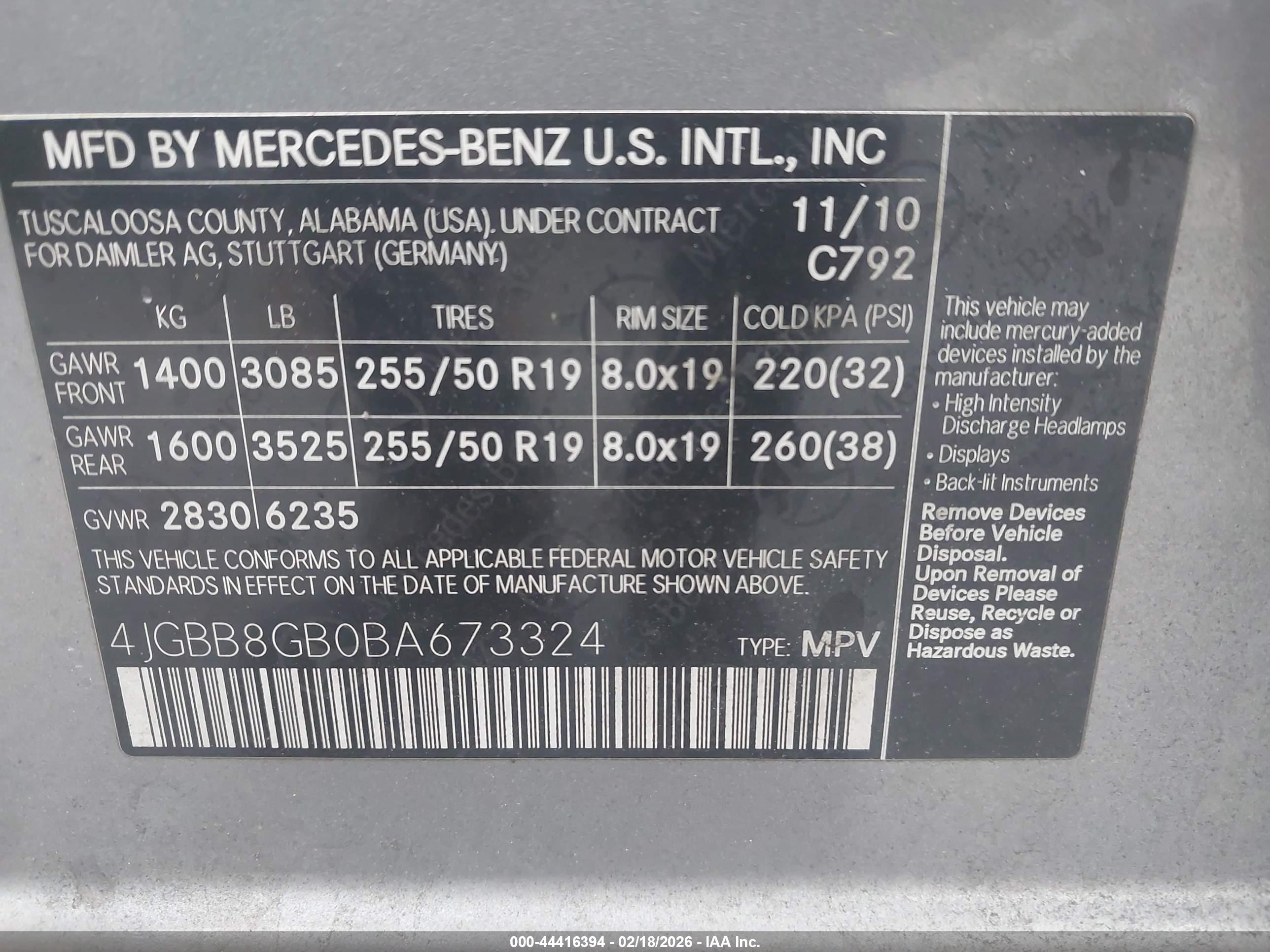 MERCEDES-BENZ ML image 9
