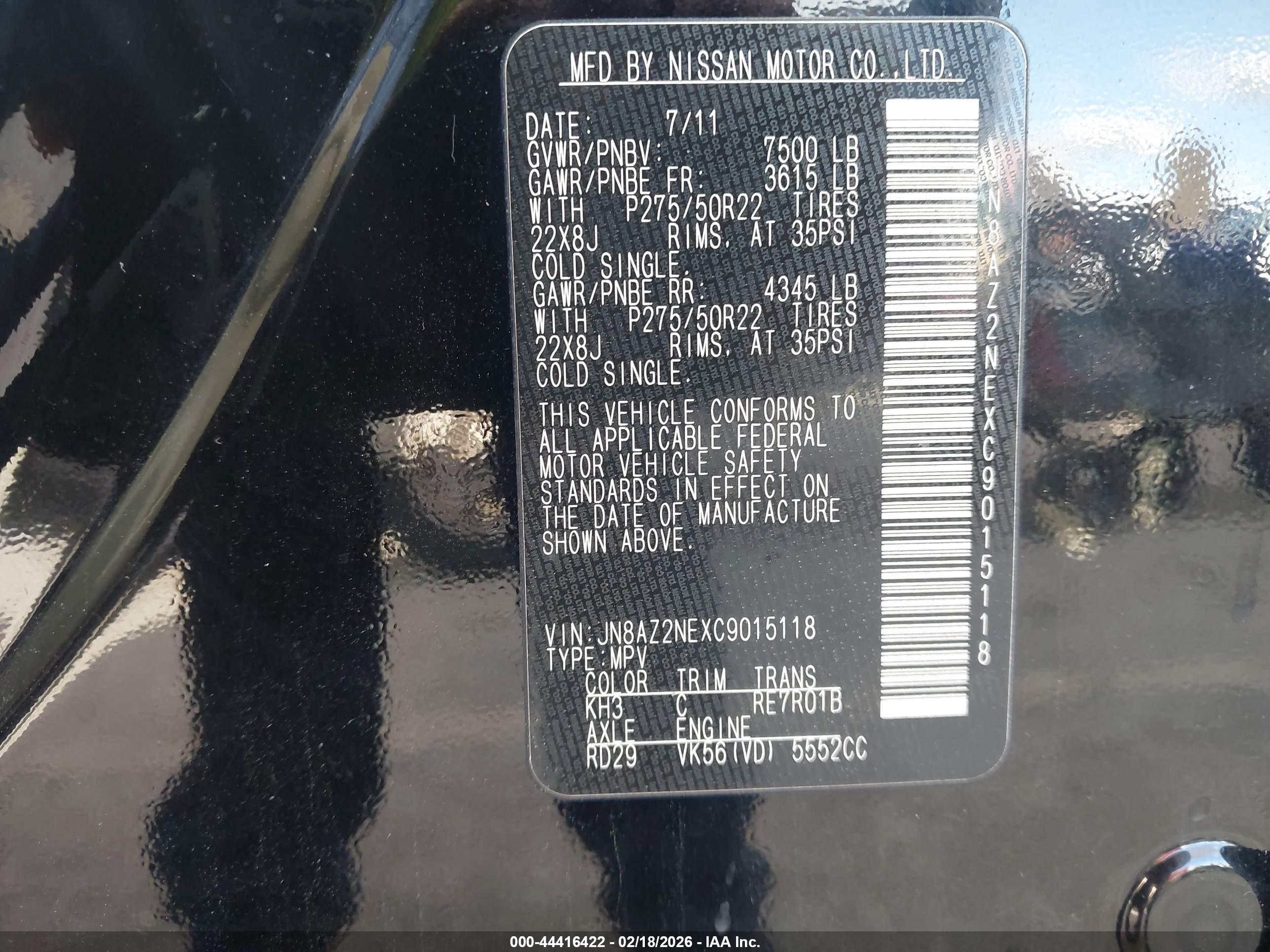 INFINITI QX56 image 9