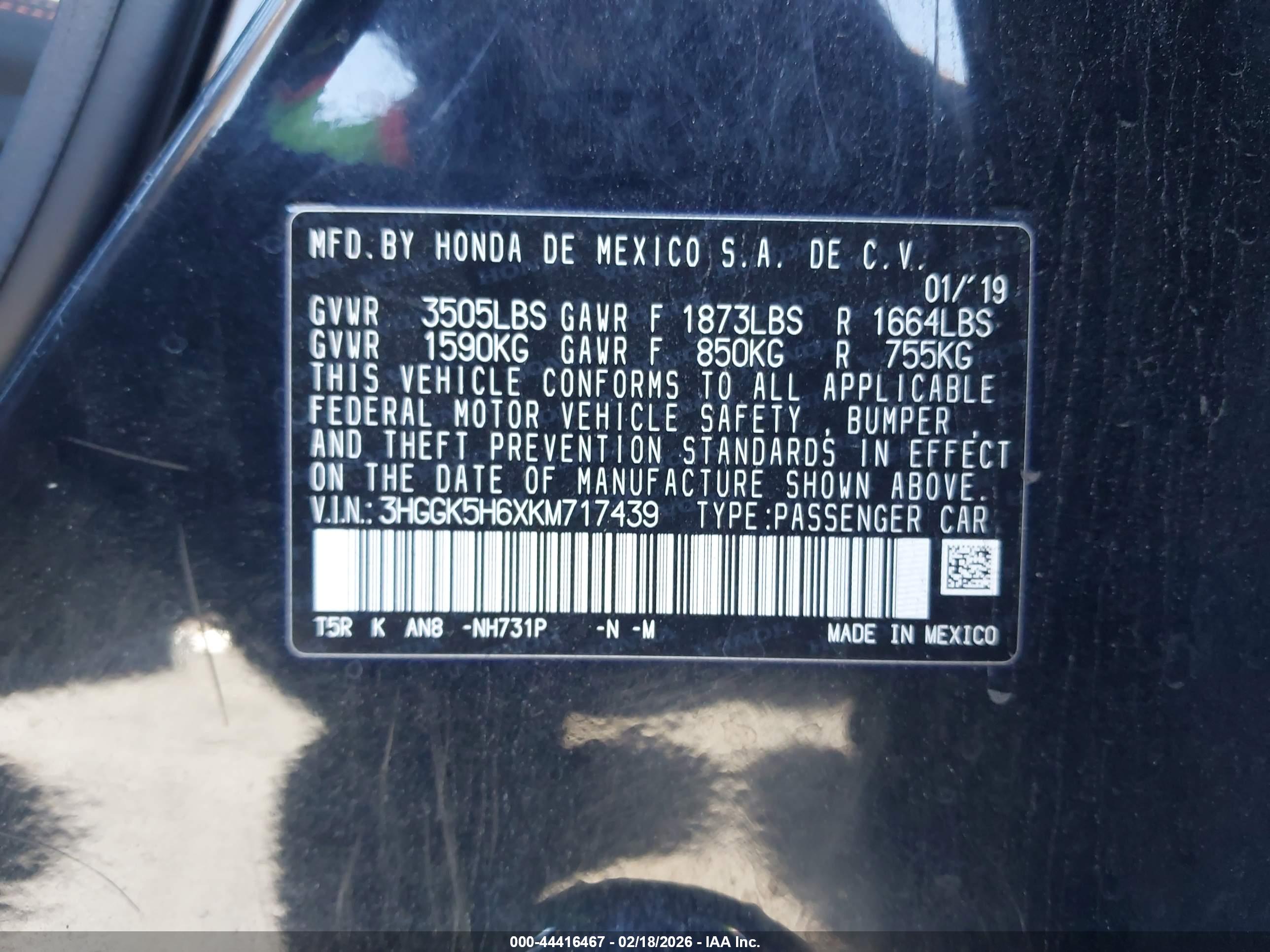 HONDA FIT image 9