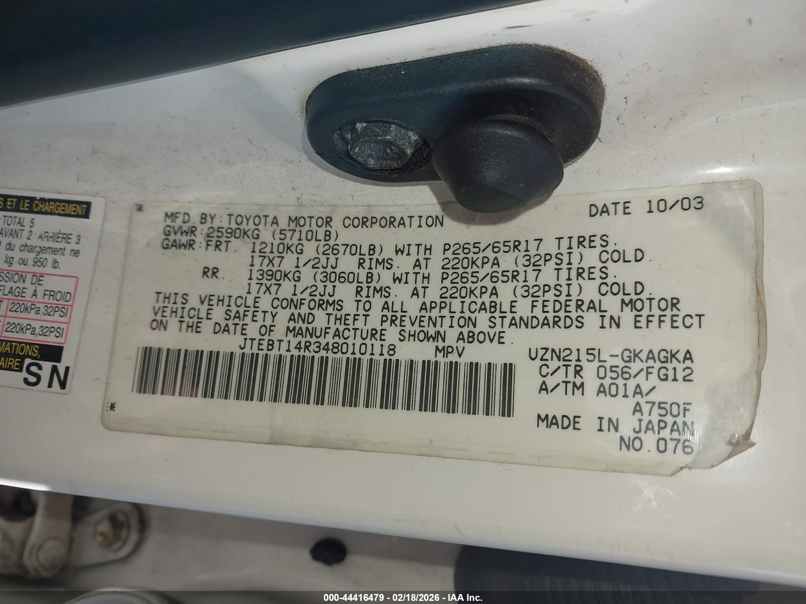 TOYOTA 4RUNNER image 9
