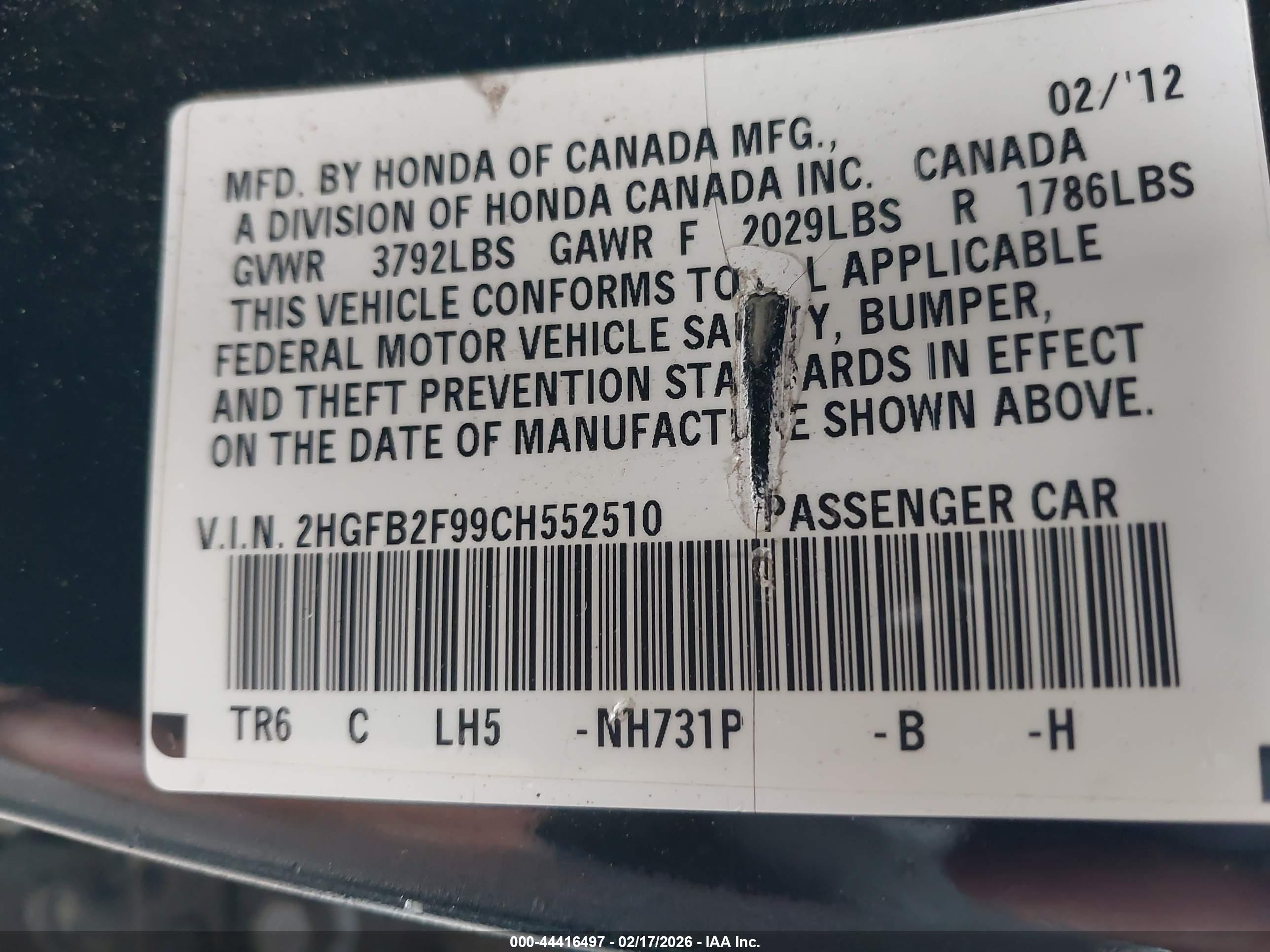 HONDA CIVIC image 9