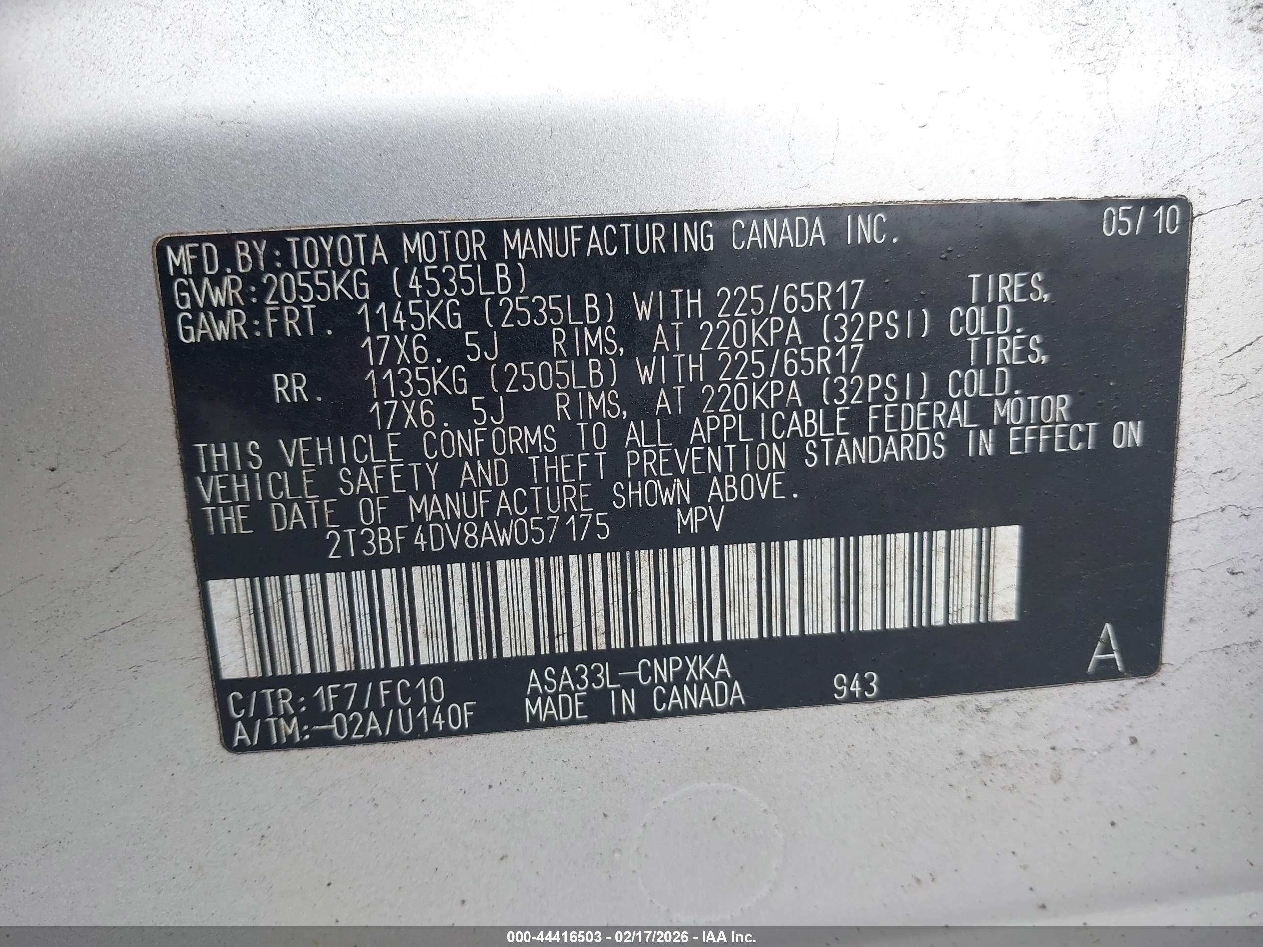 TOYOTA RAV4 image 9