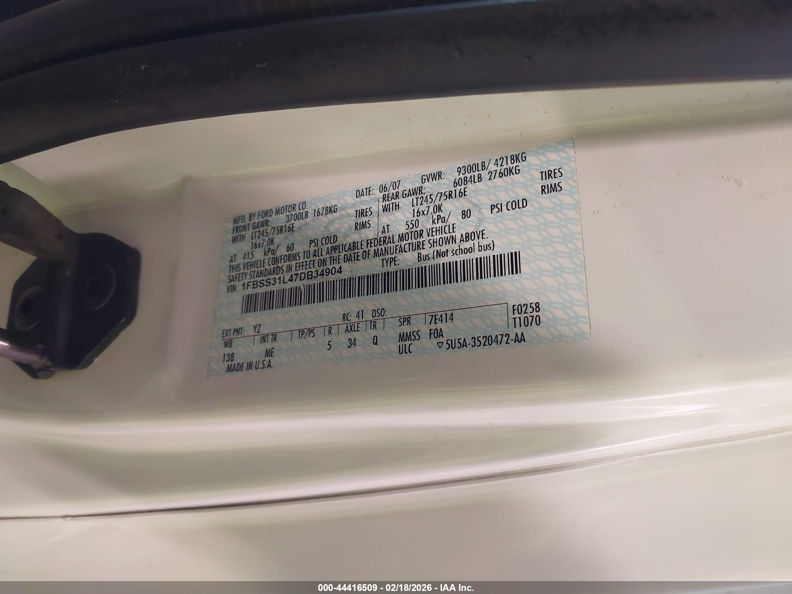 FORD E-350 image 9