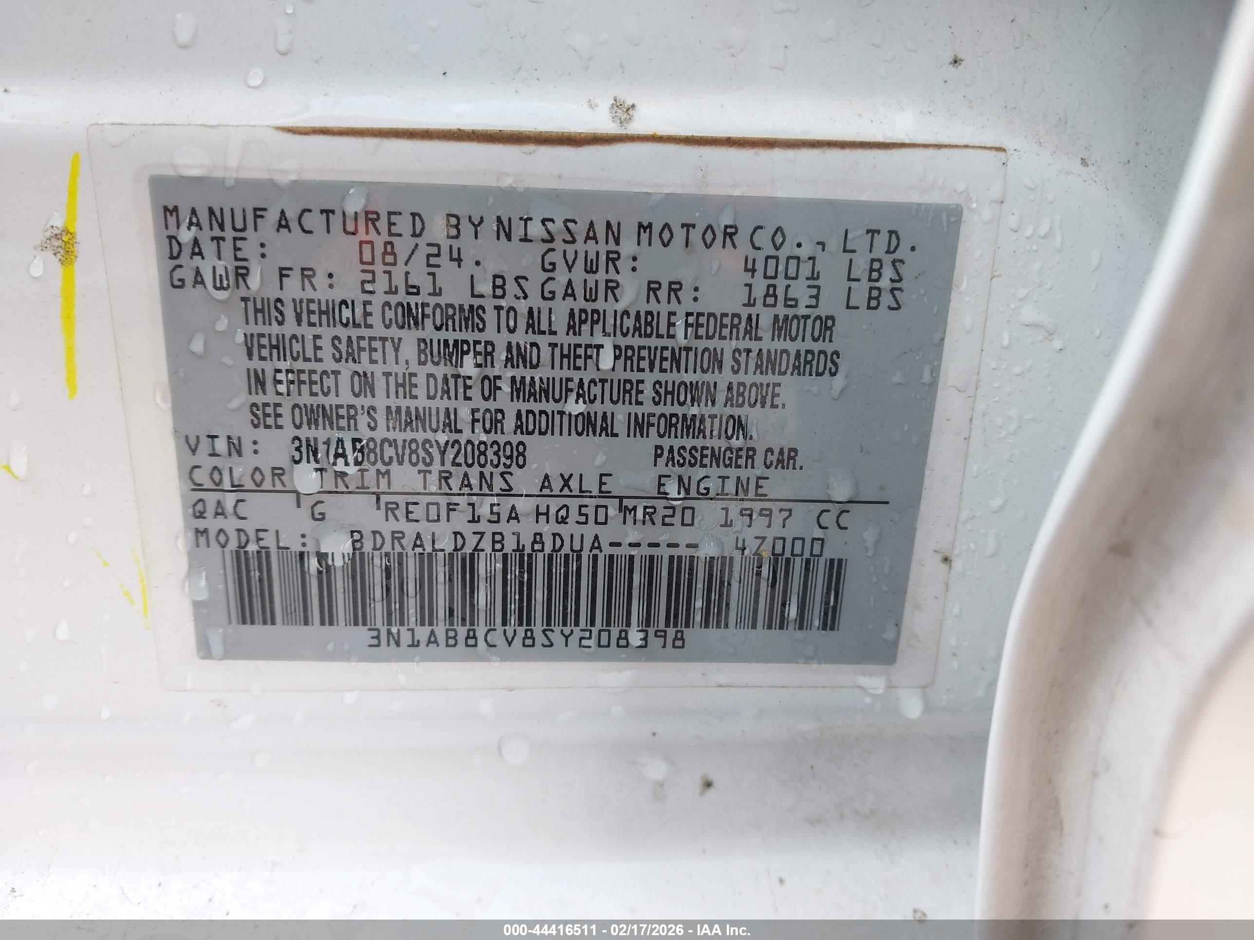 NISSAN SENTRA image 9