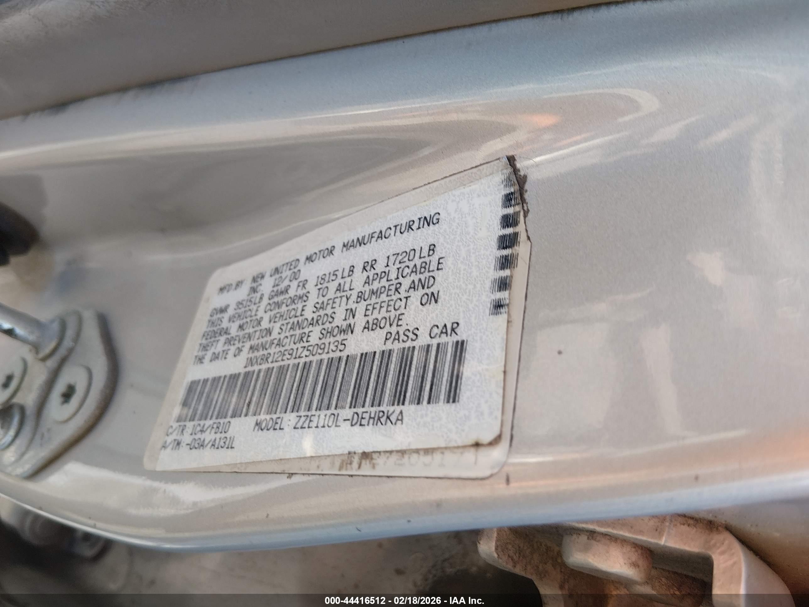 TOYOTA COROLLA image 9