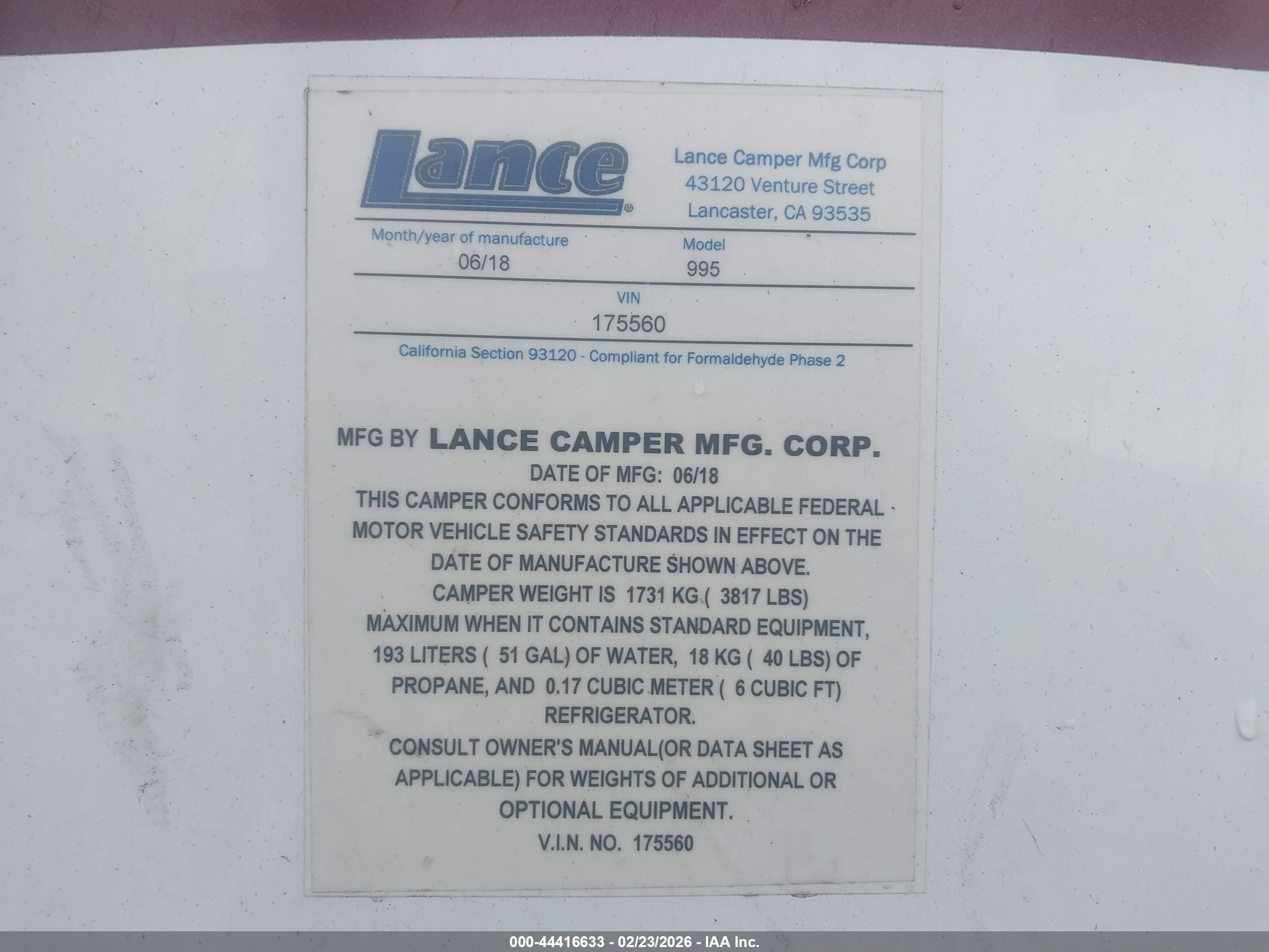 LANCE 1181 image 9