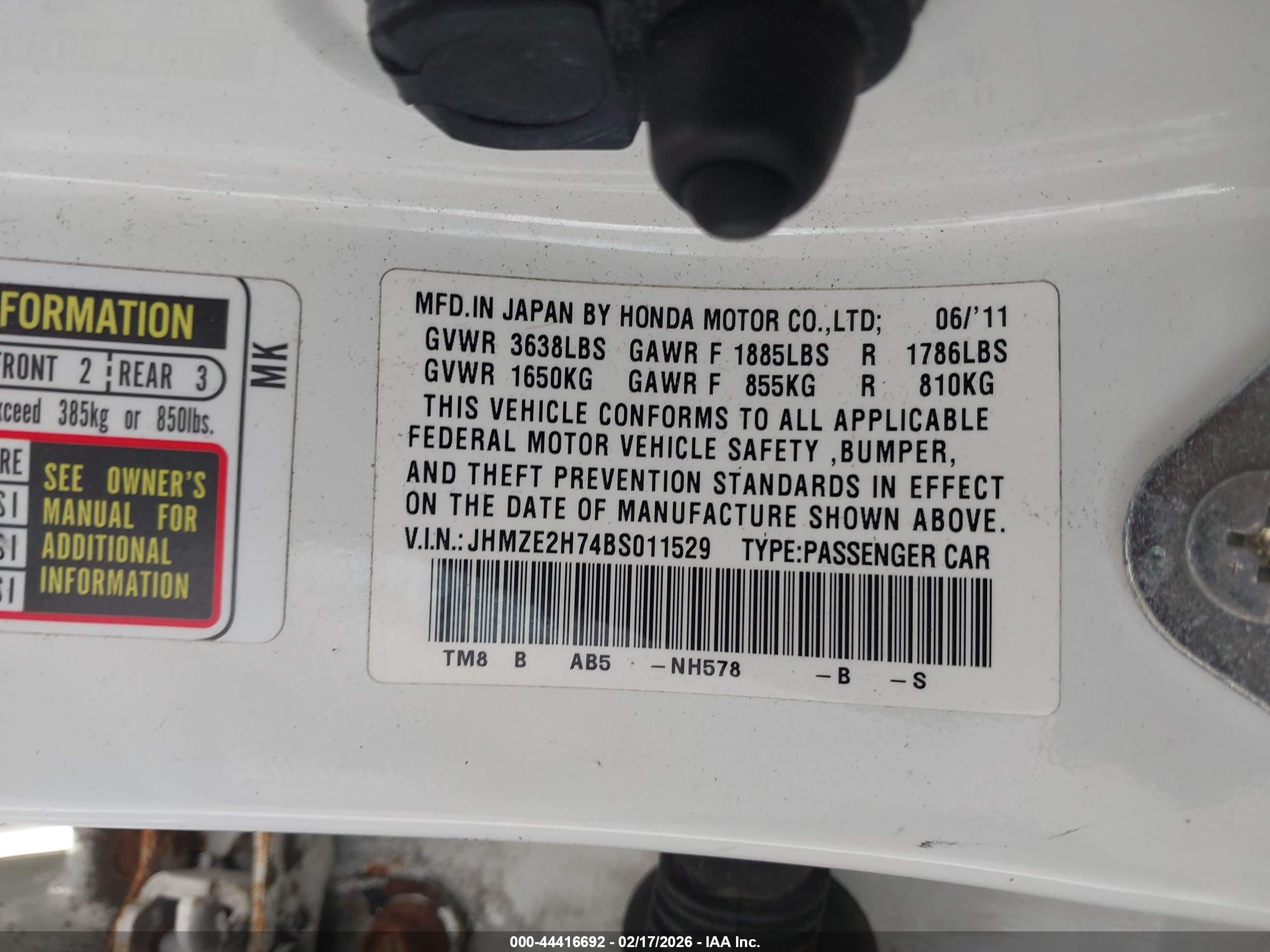 HONDA INSIGHT image 9
