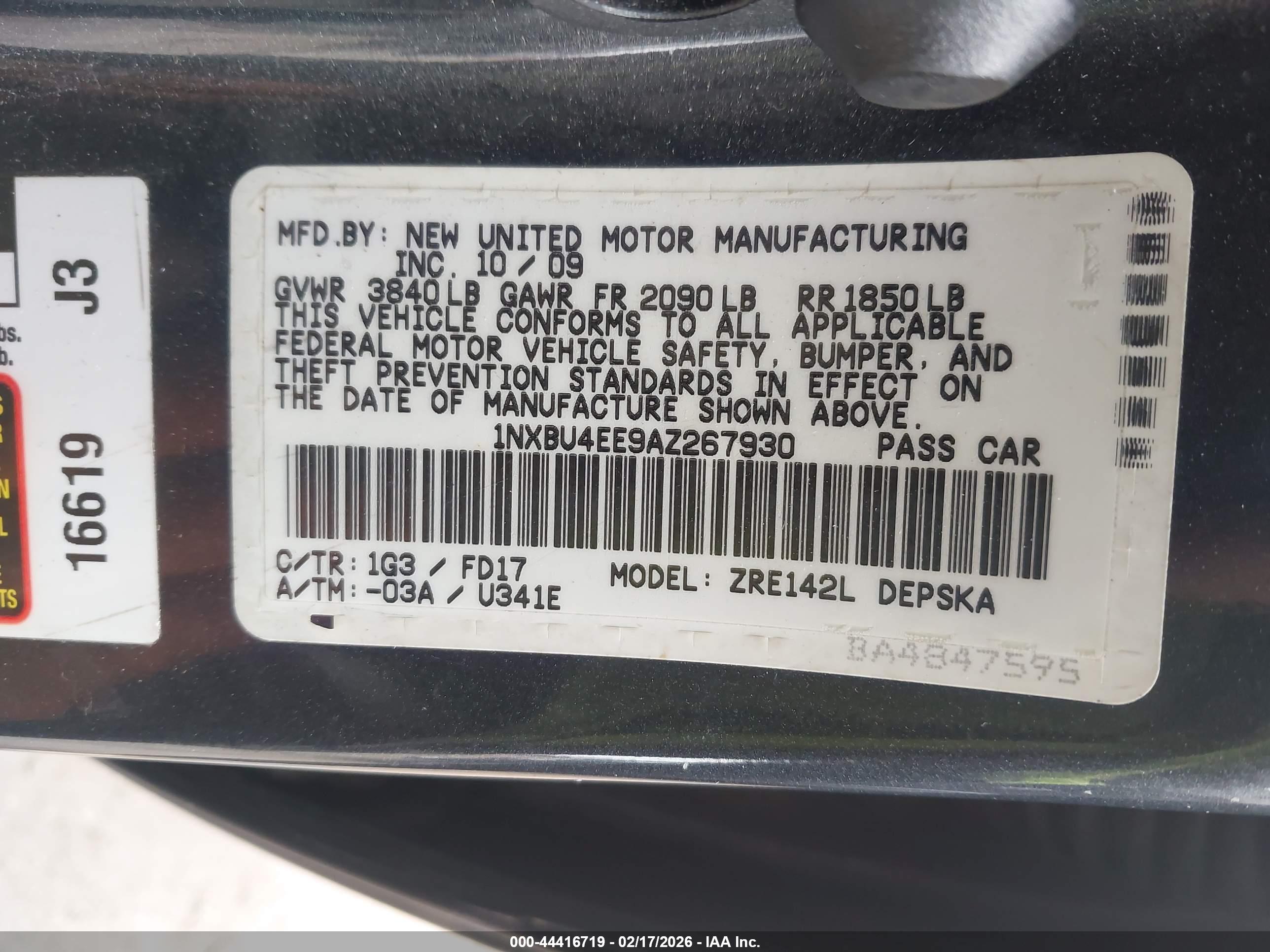 TOYOTA COROLLA image 9